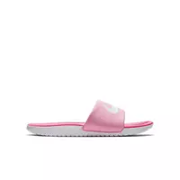Nike Kawa "Psychic Pink/White" Grade School Girls' Slide - PINK