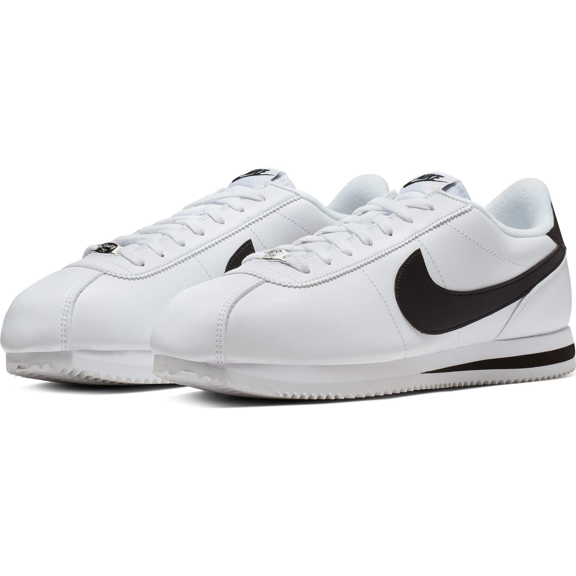 black and white nike cortez grade school