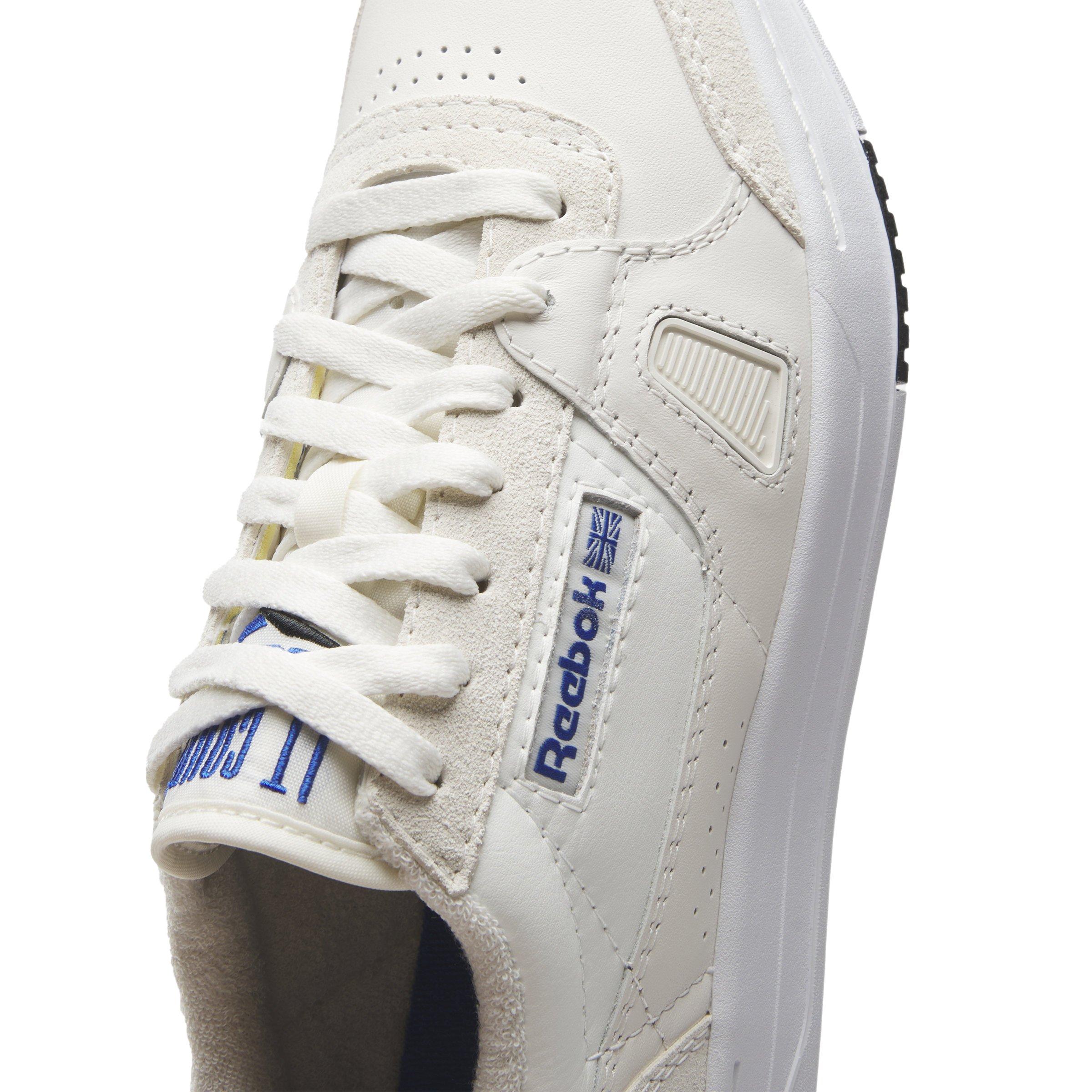 Reebok LT Court Chalk Vector Blue Black Unisex Shoe Hibbett
