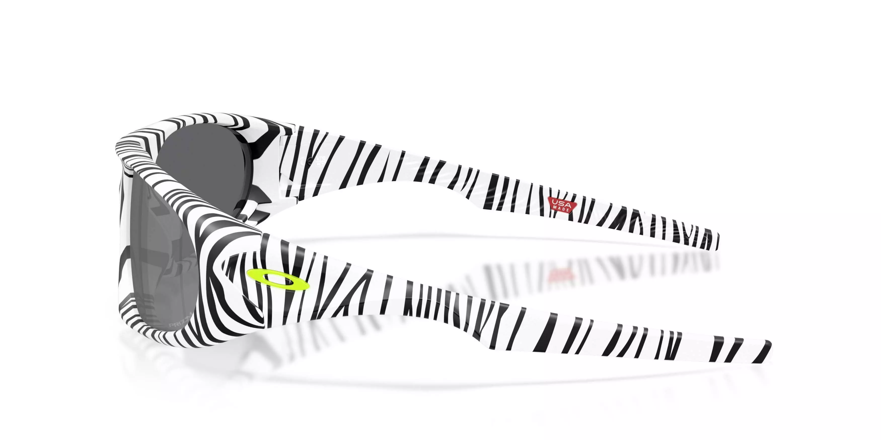 Oakley Neoforma Prizm Black Sunglasses &ndash; White Bengal - WHITE/GREY