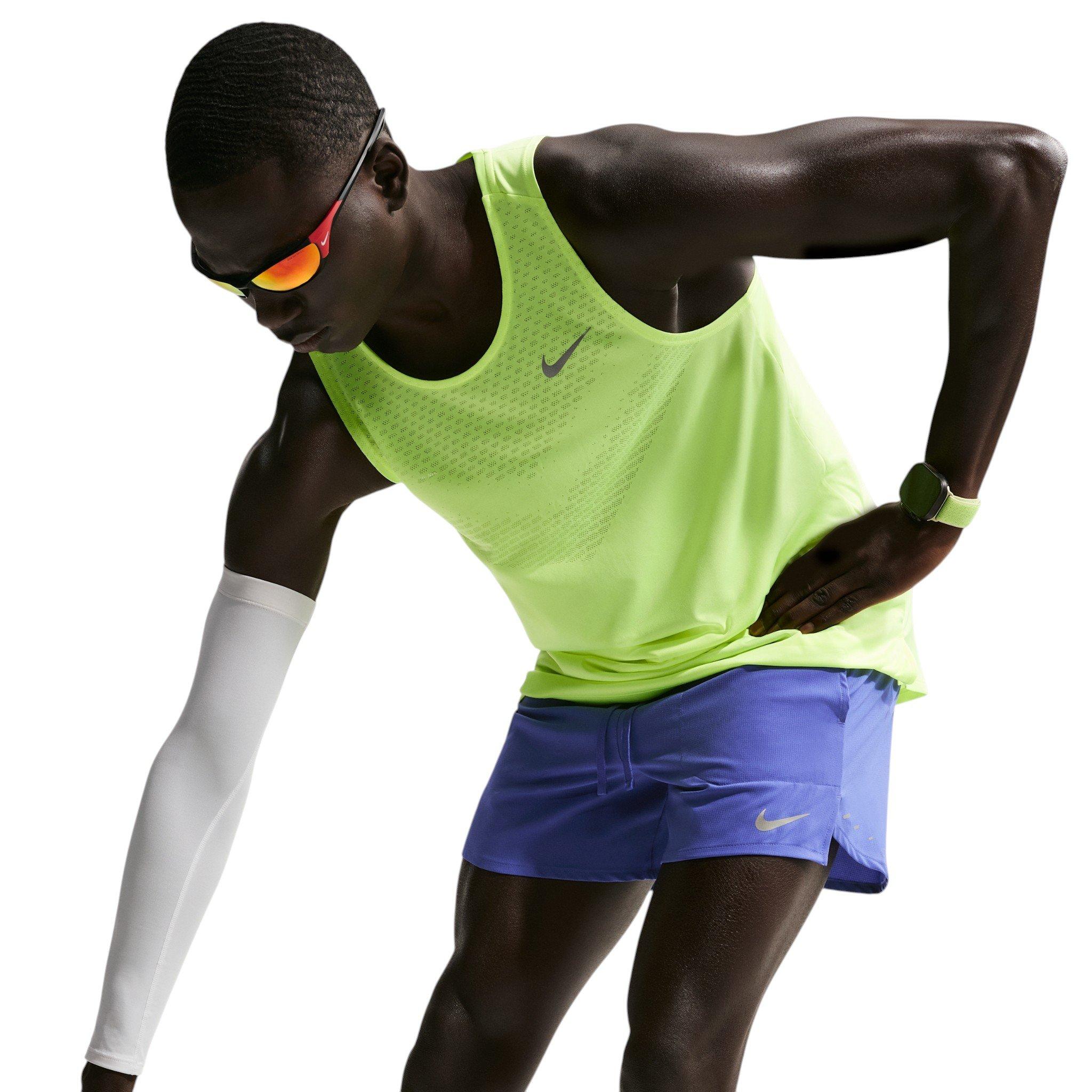 Nike Men's Stride Dri-FIT 5" Brief-Lined Running Shorts - Blue - BLUE