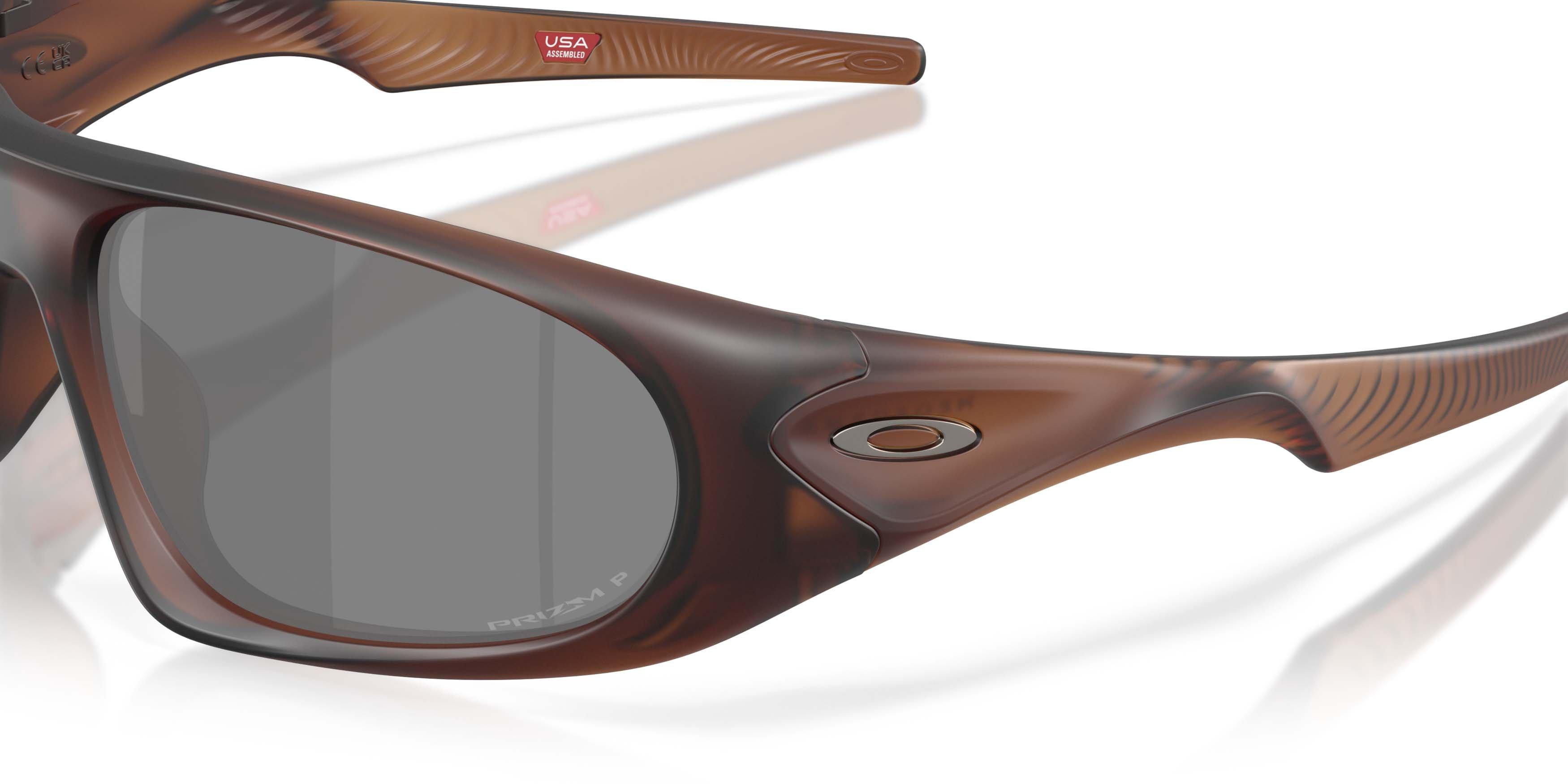 Oakley Neoforma Prizm Black Polarized Sunglasses &ndash; Matte Rootbeer - BROWN/GREY Thumbnail View 4
