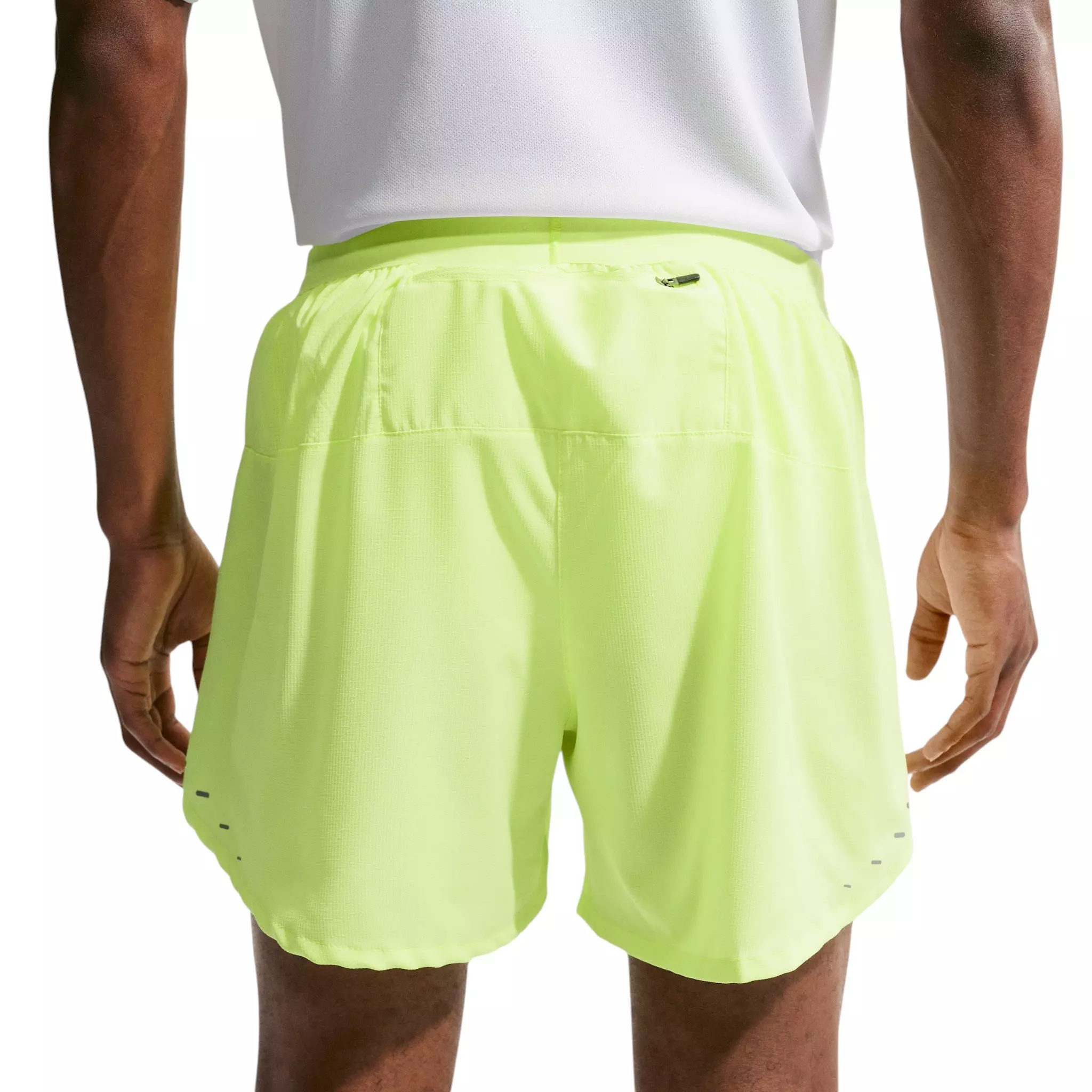 Nike Men's Stride Dri-FIT 5" Brief-Lined Running Shorts - Yellow - YELLOW