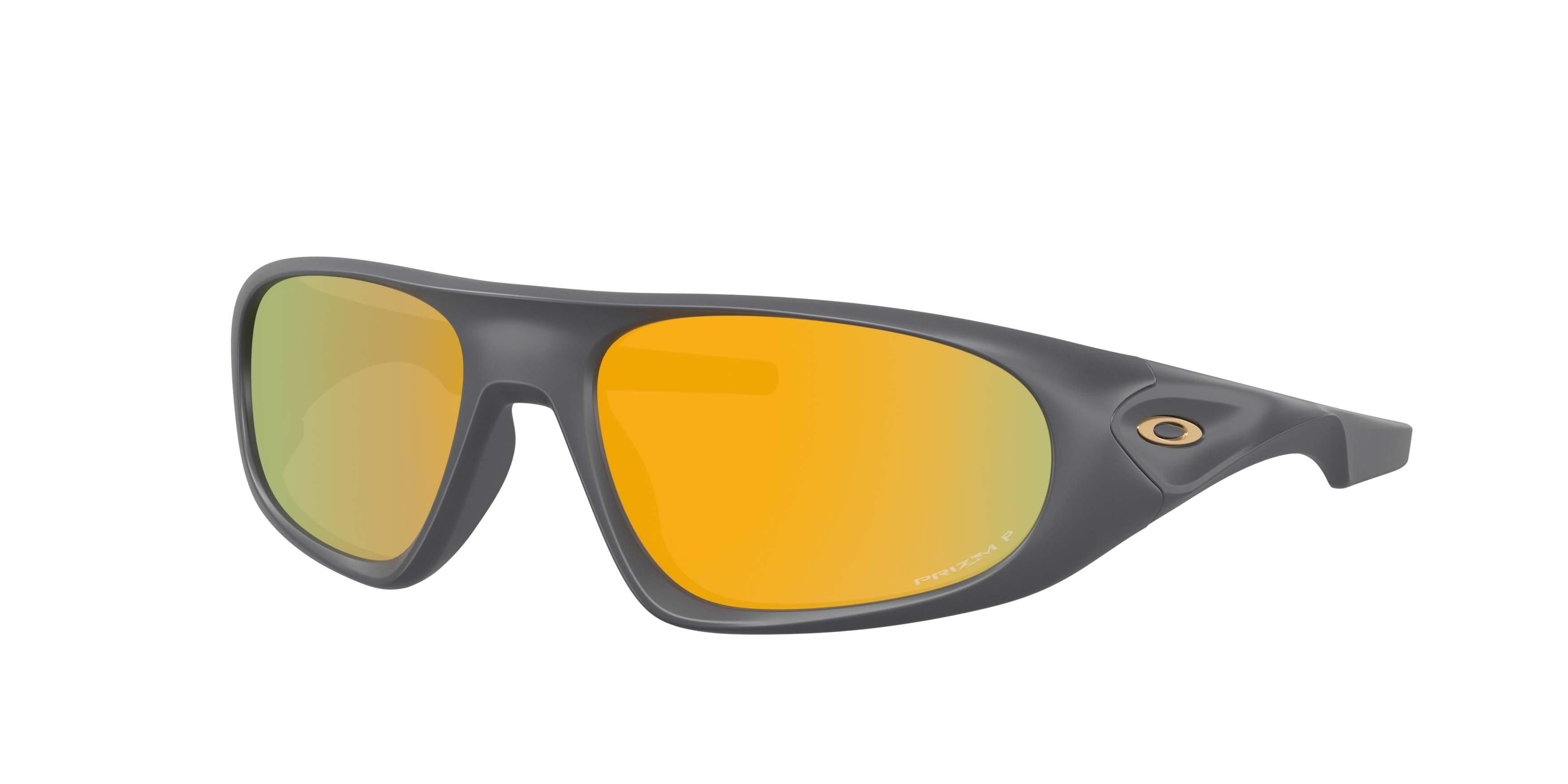 Oakley Neoforma Prizm 24K Polarized Sunglasses &ndash; Matte Carbon - GREY/GOLD Thumbnail View 1