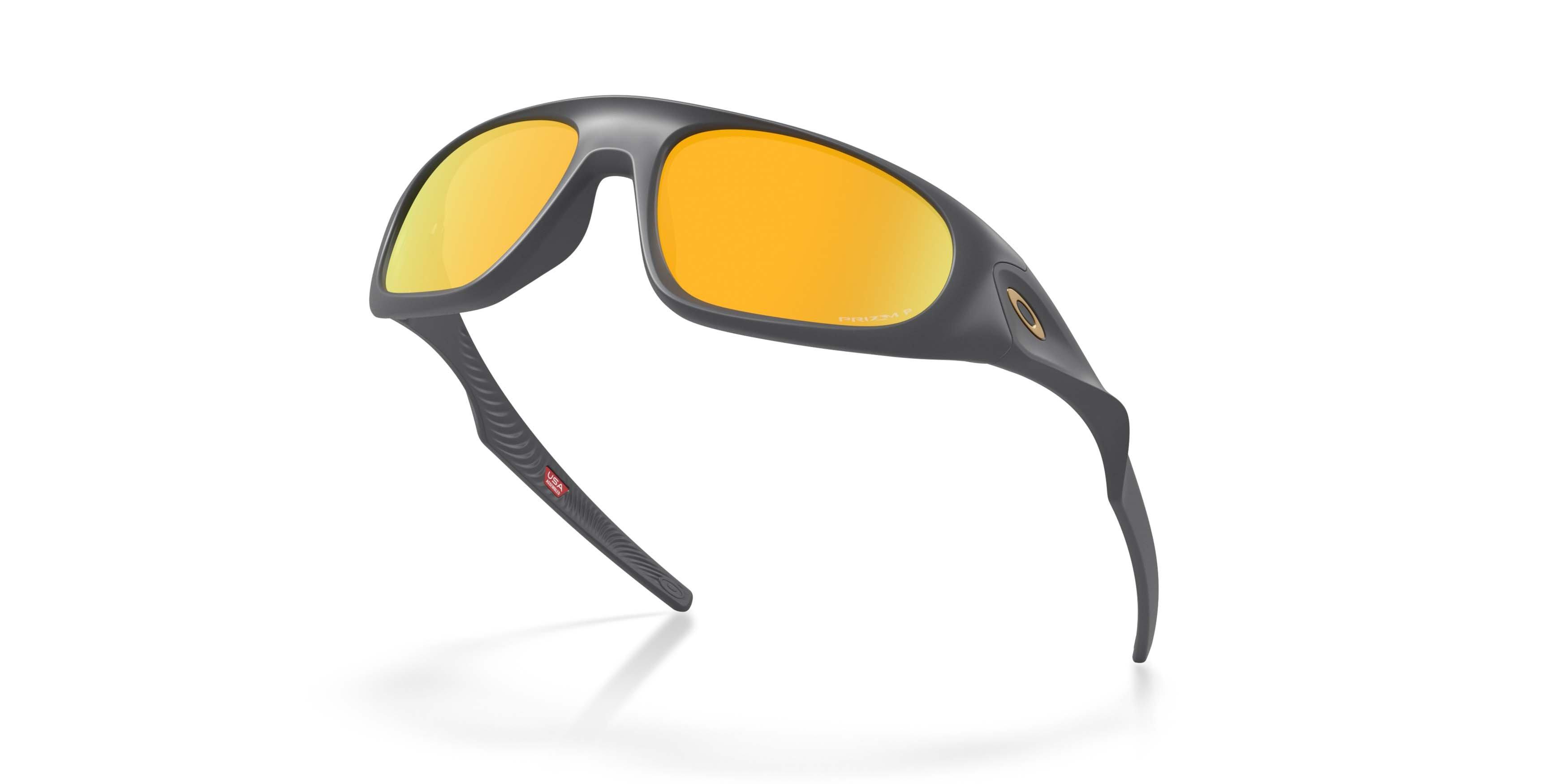 Oakley Neoforma Prizm 24K Polarized Sunglasses &ndash; Matte Carbon - GREY/GOLD Thumbnail View 3