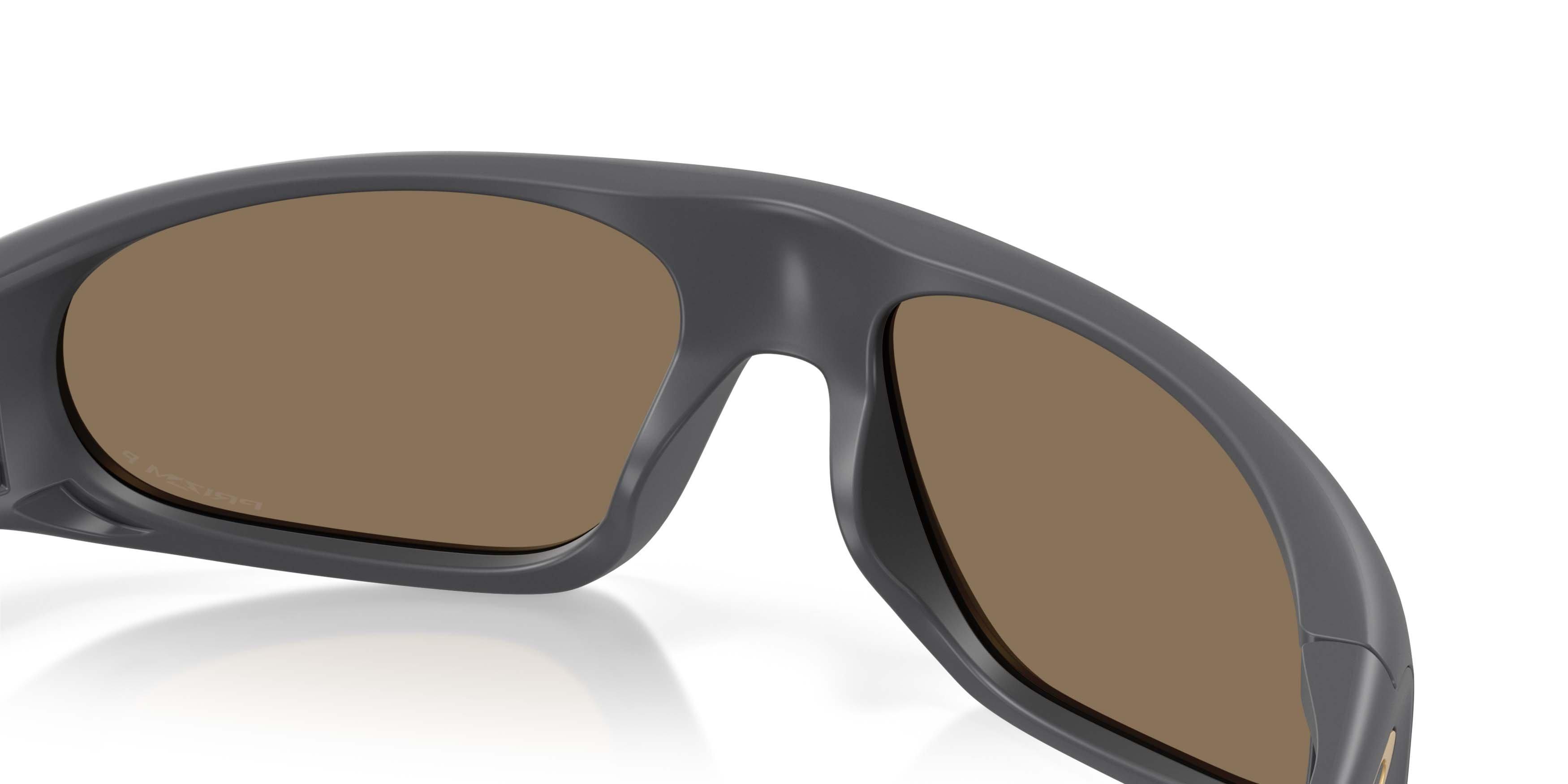 Oakley Neoforma Prizm 24K Polarized Sunglasses &ndash; Matte Carbon - GREY/GOLD Thumbnail View 5