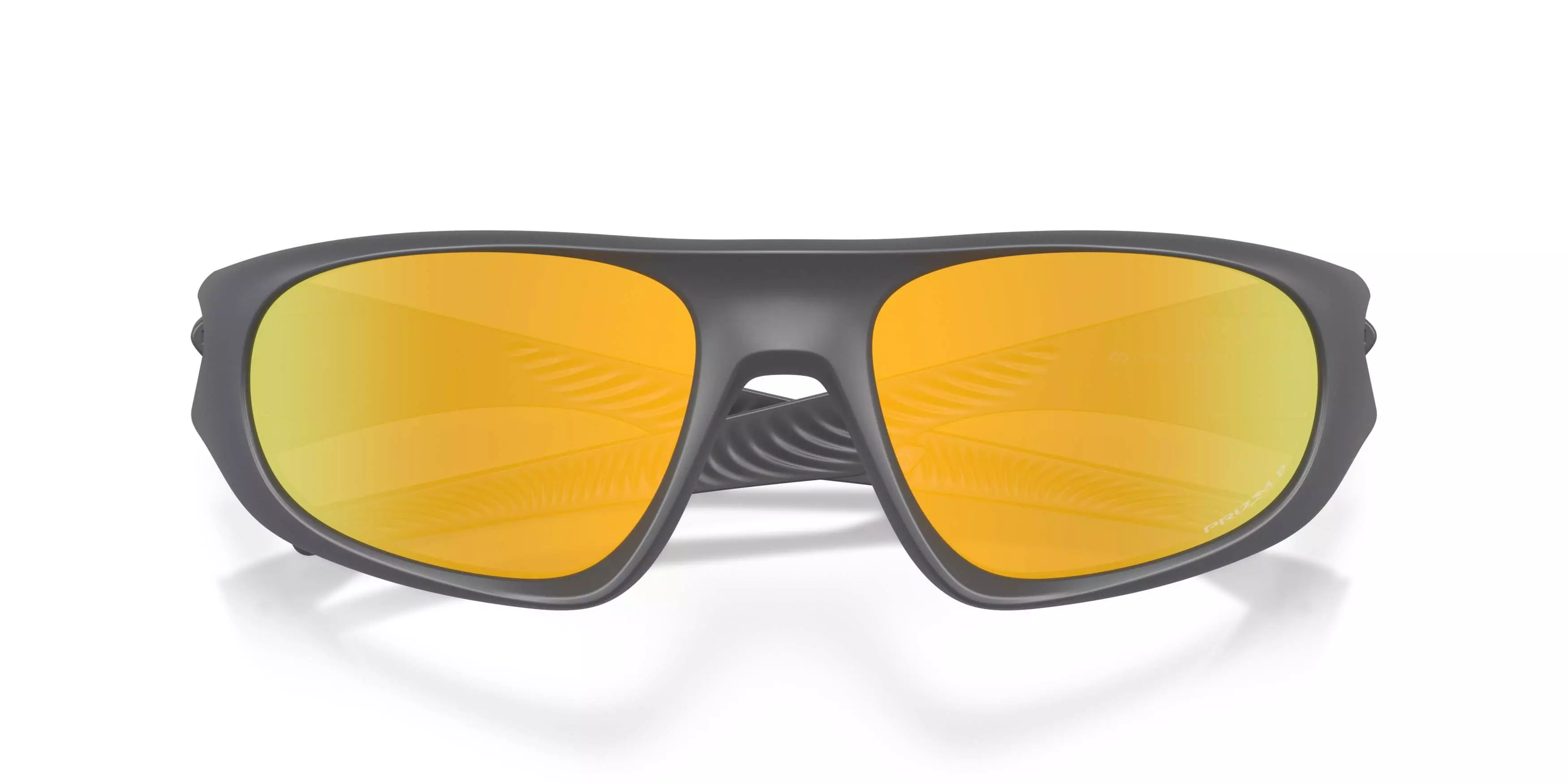 Oakley Neoforma Prizm 24K Polarized Sunglasses &ndash; Matte Carbon - GREY/GOLD