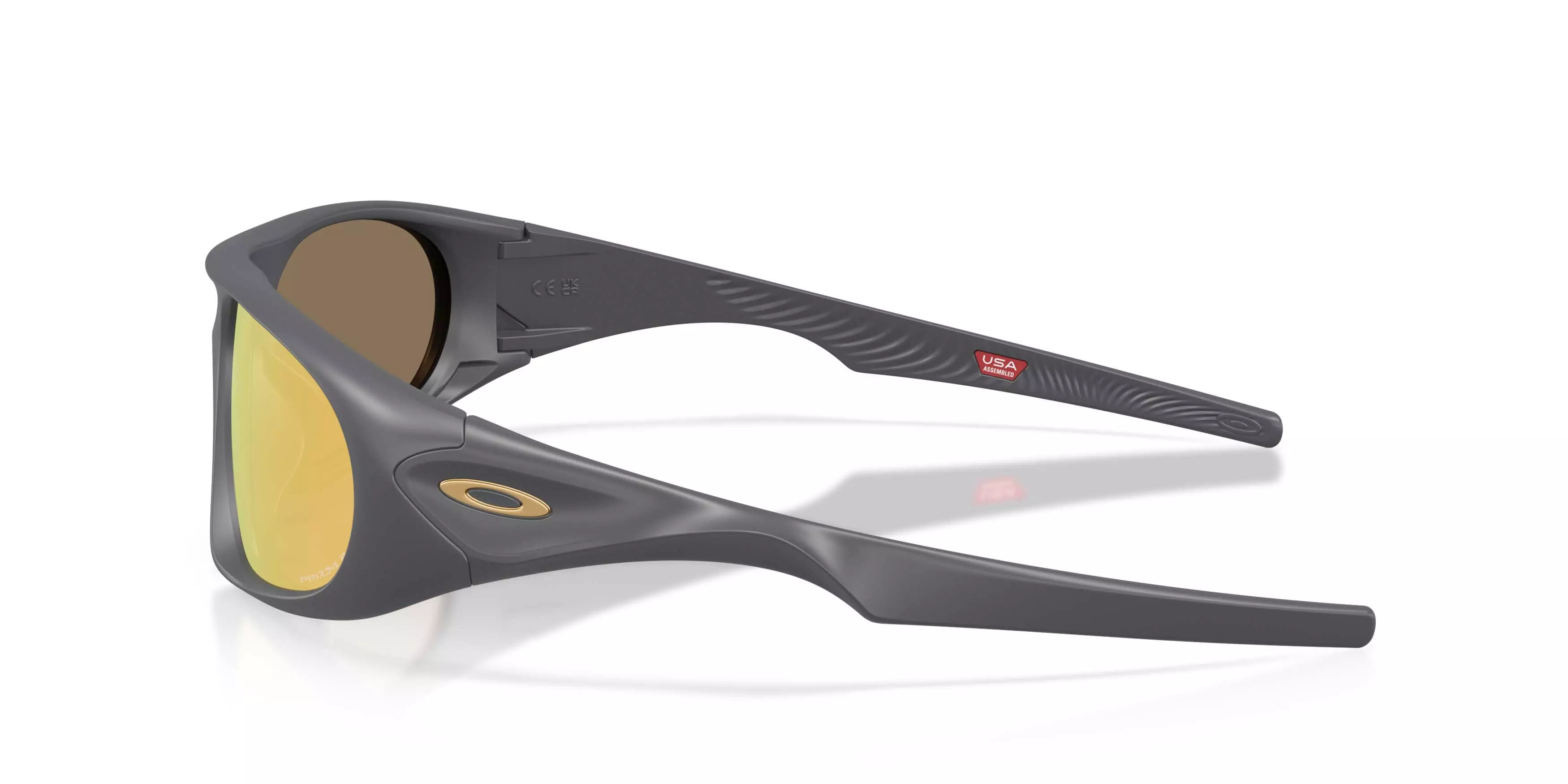 Oakley Neoforma Prizm 24K Polarized Sunglasses &ndash; Matte Carbon - GREY/GOLD