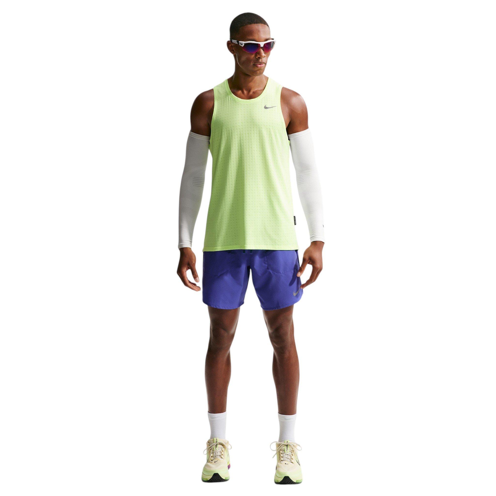 Nike Men's Stride Dri-FIT 7" Brief-Lined Running Shorts - Blue - BLUE