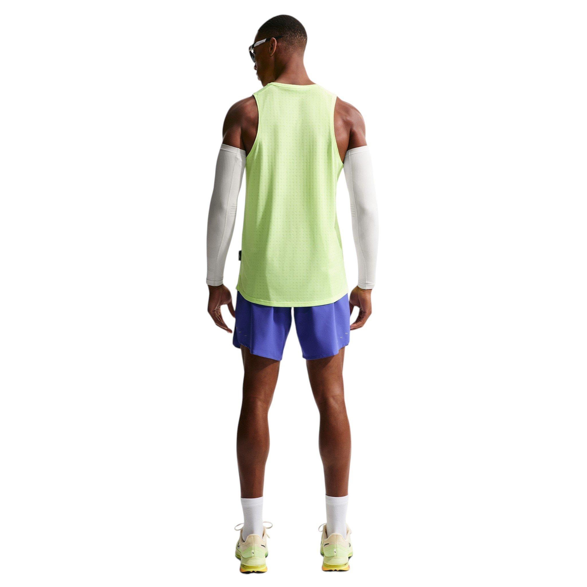 Nike Men's Stride Dri-FIT 7" Brief-Lined Running Shorts - Blue - BLUE