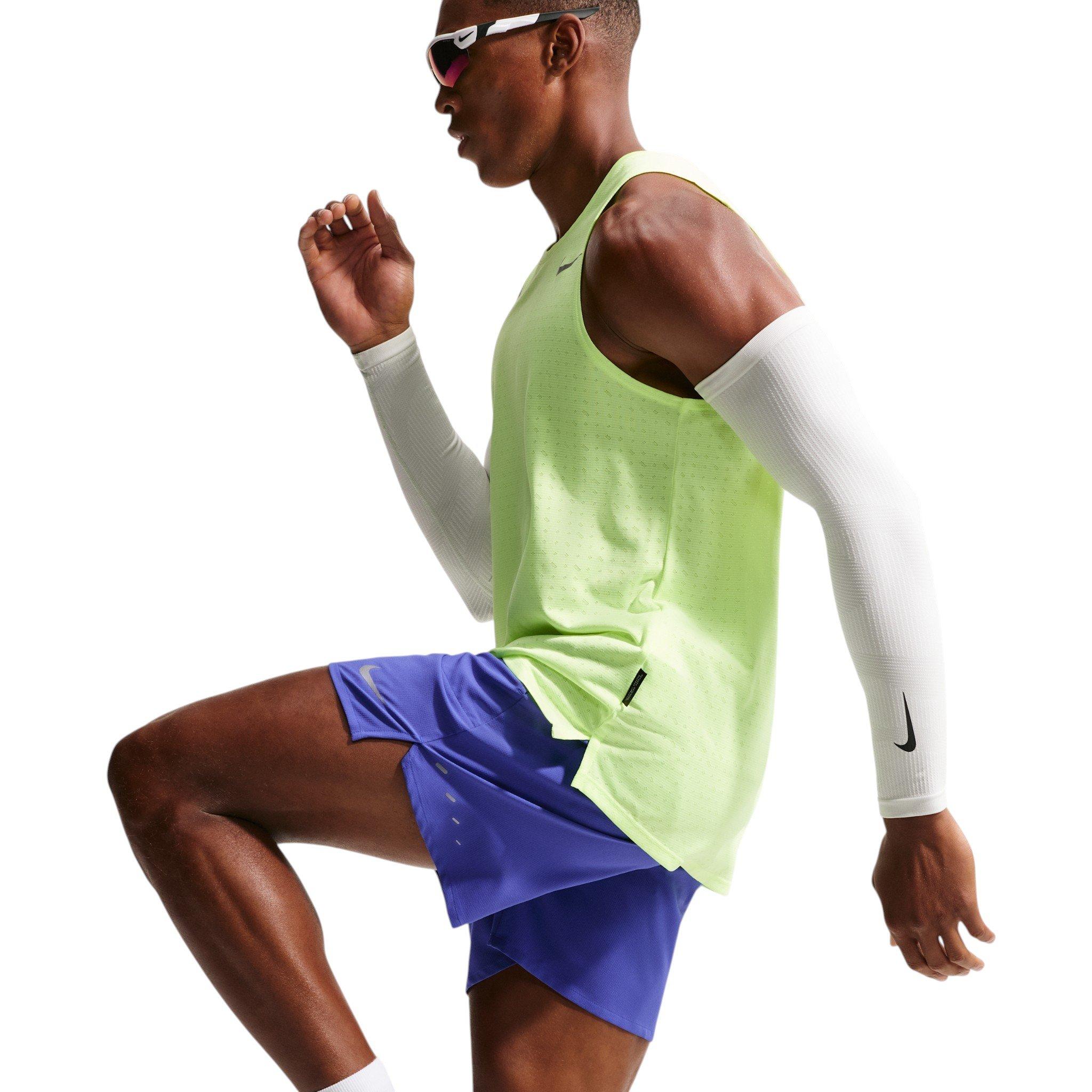 Nike Men's Stride Dri-FIT 7" Brief-Lined Running Shorts - Blue - BLUE