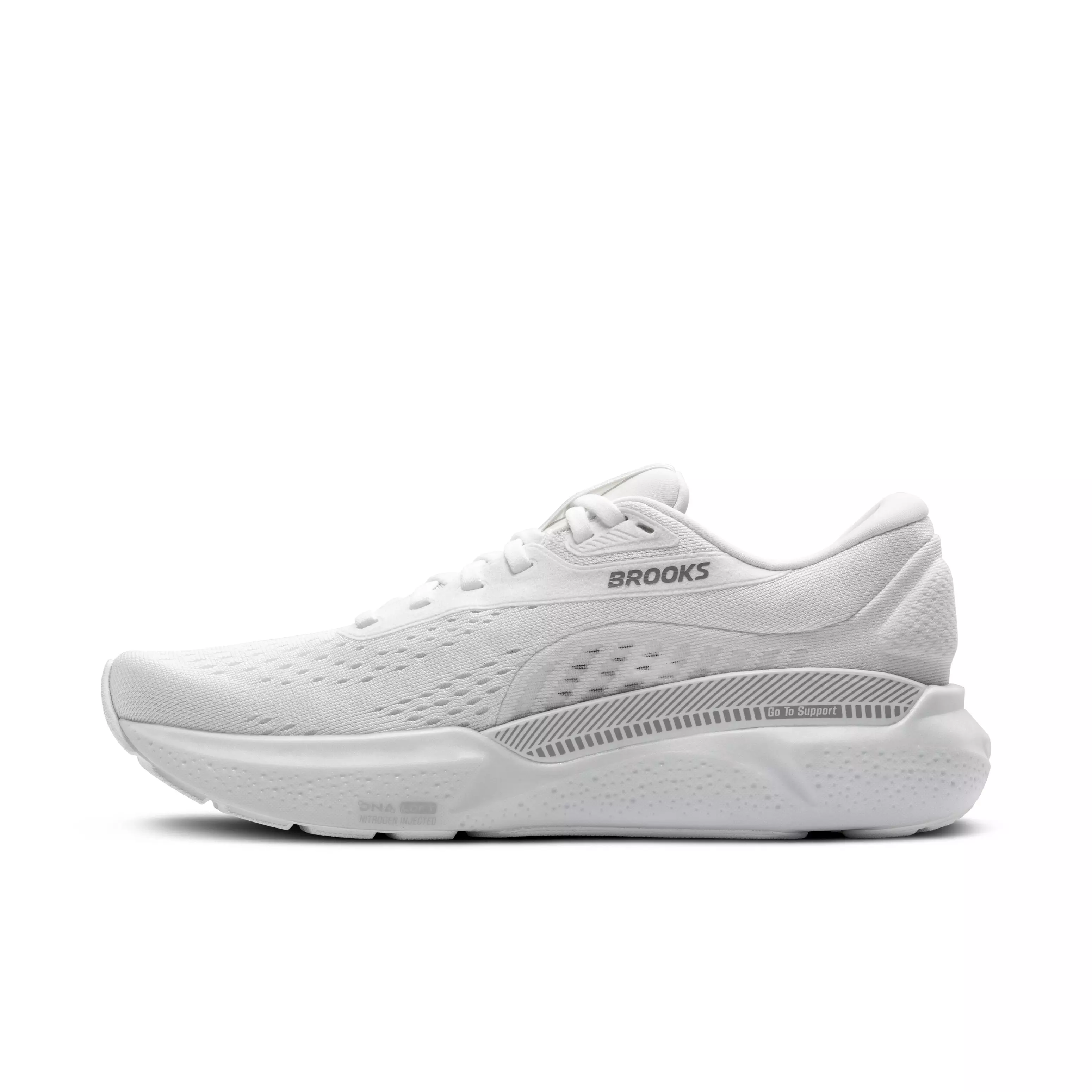 Brooks Adrenaline GTS 24 "White/Oyster/Alloy" Women's Wide Running Shoe - WHITE/OYSTER/ALLOY