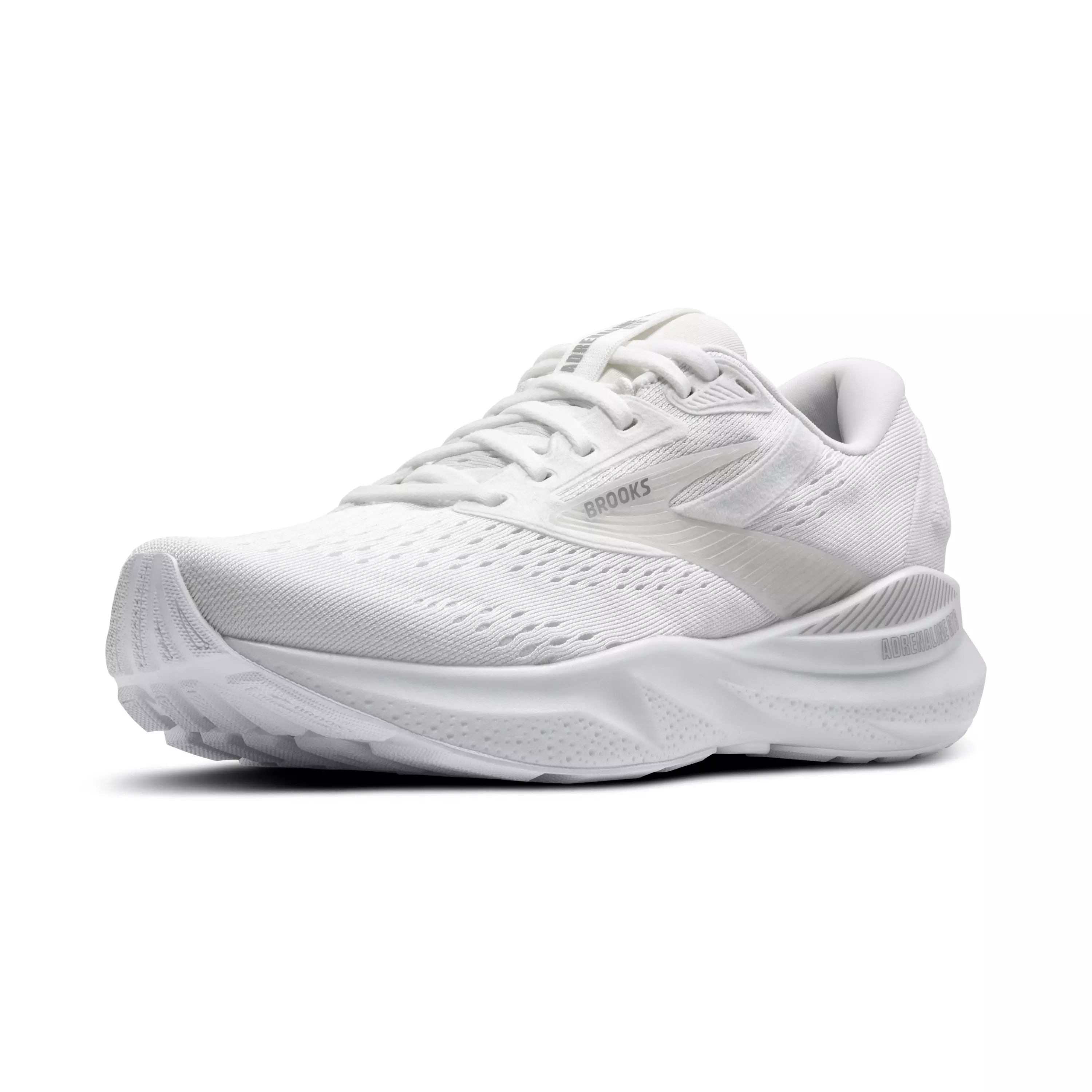 Brooks Adrenaline GTS 24 "White/Oyster/Alloy" Women's Wide Running Shoe - WHITE/OYSTER/ALLOY
