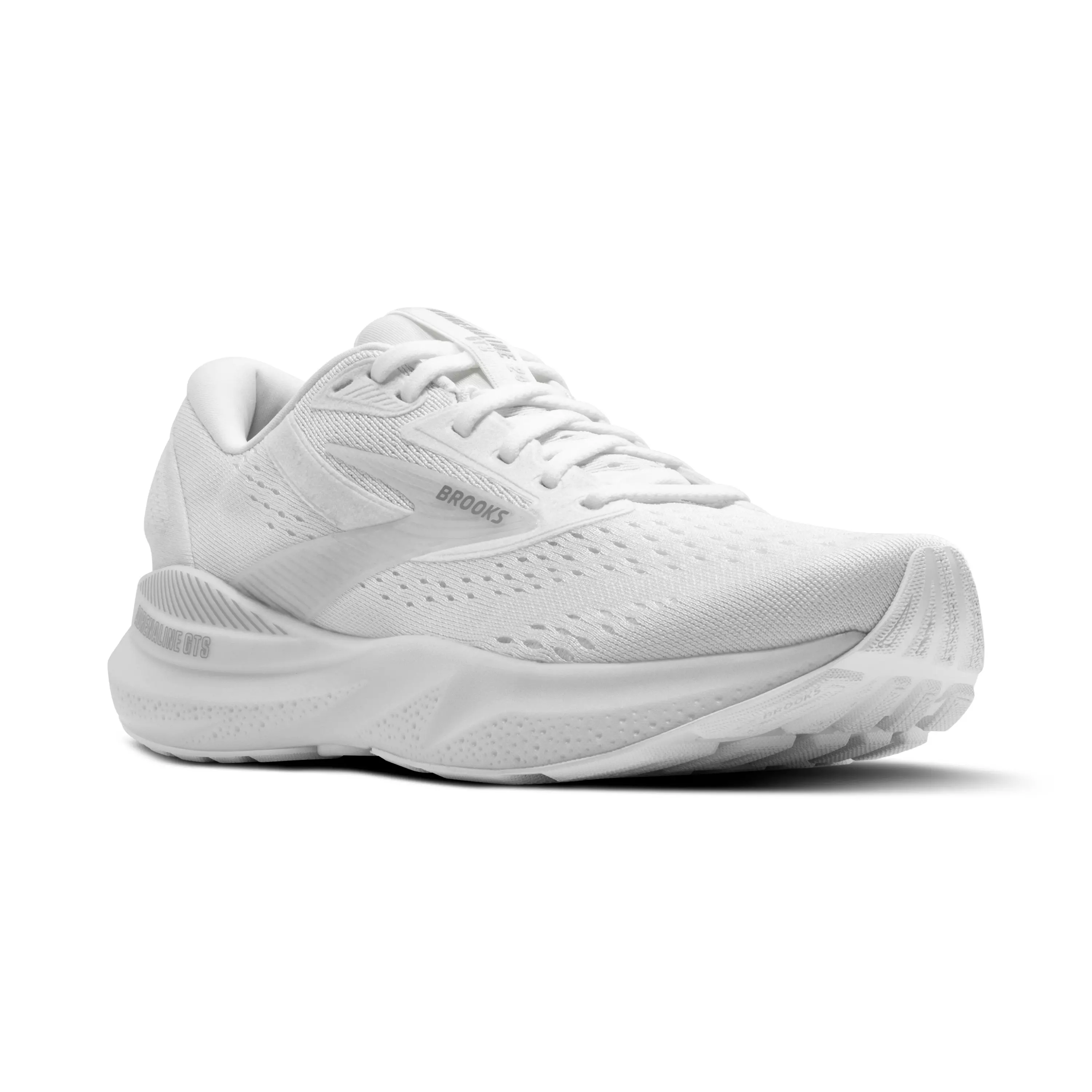 Brooks Adrenaline GTS 24 "White/Oyster/Alloy" Women's Wide Running Shoe - WHITE/OYSTER/ALLOY