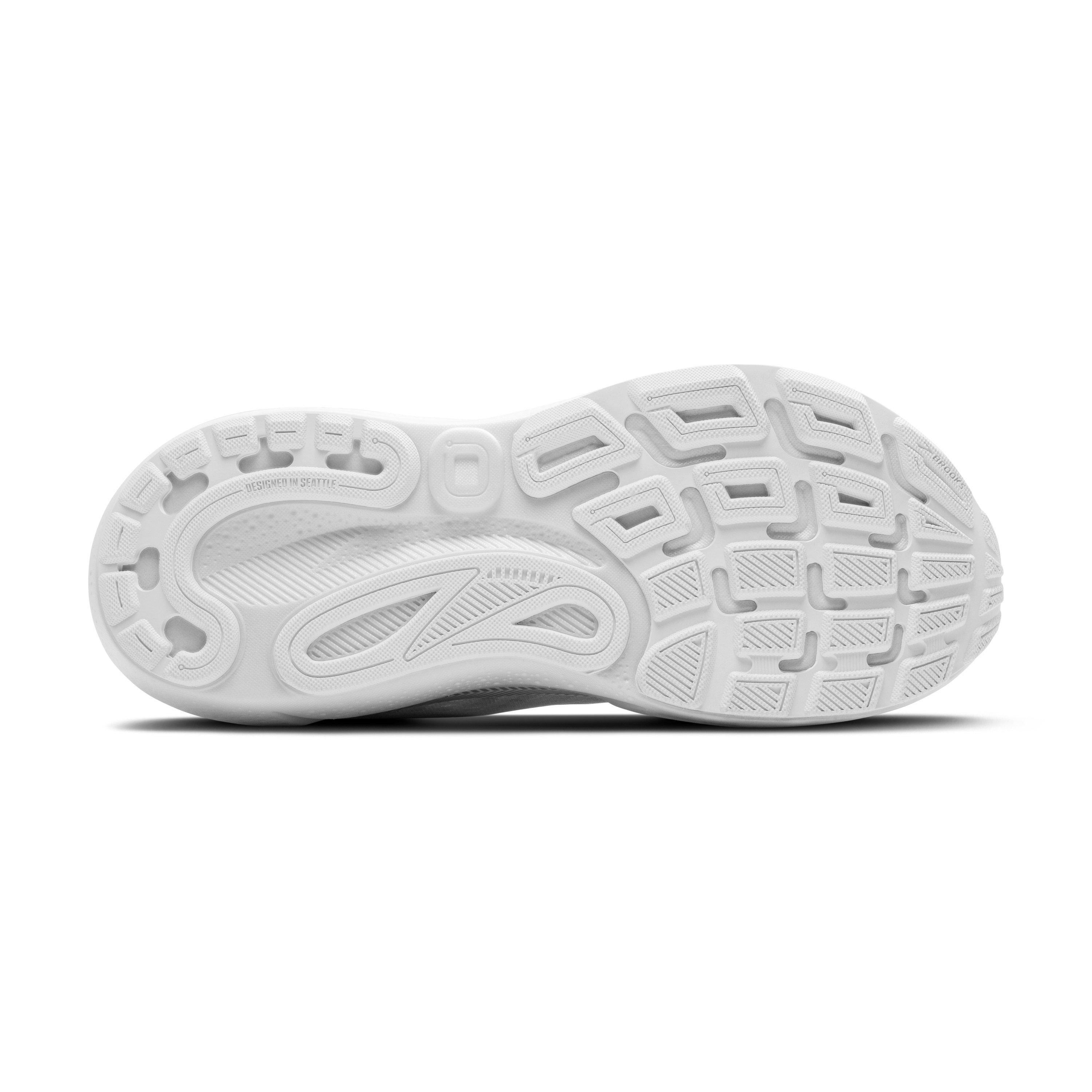 Brooks Adrenaline GTS 24 "White/Oyster/Alloy" Women's Wide Running Shoe - WHITE/OYSTER/ALLOY Thumbnail View 7