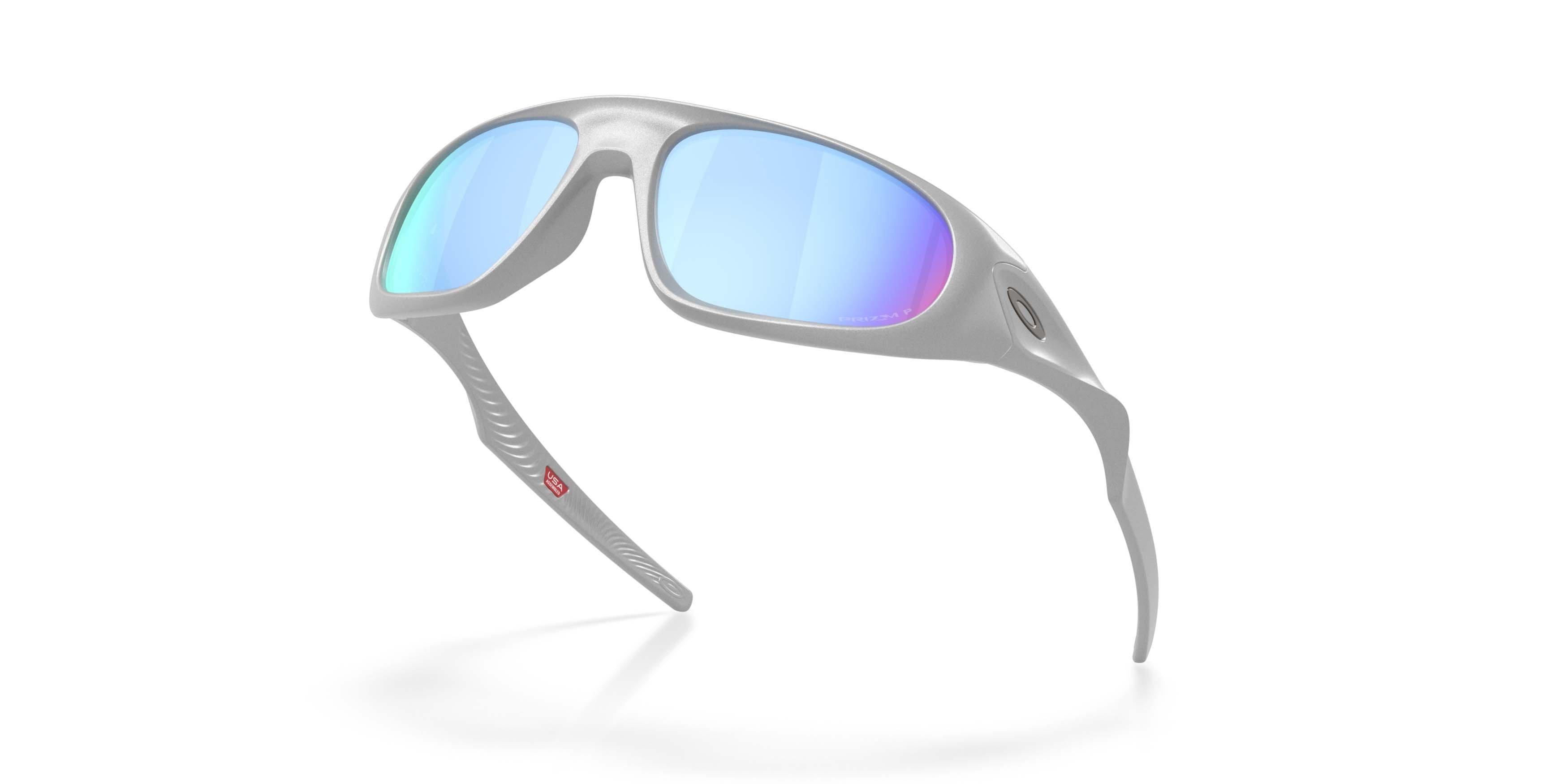 Oakley Neoforma Prizm Deep Water Polarized Sunglasses &ndash; X-Silver - SILVER/BLUE Thumbnail View 3