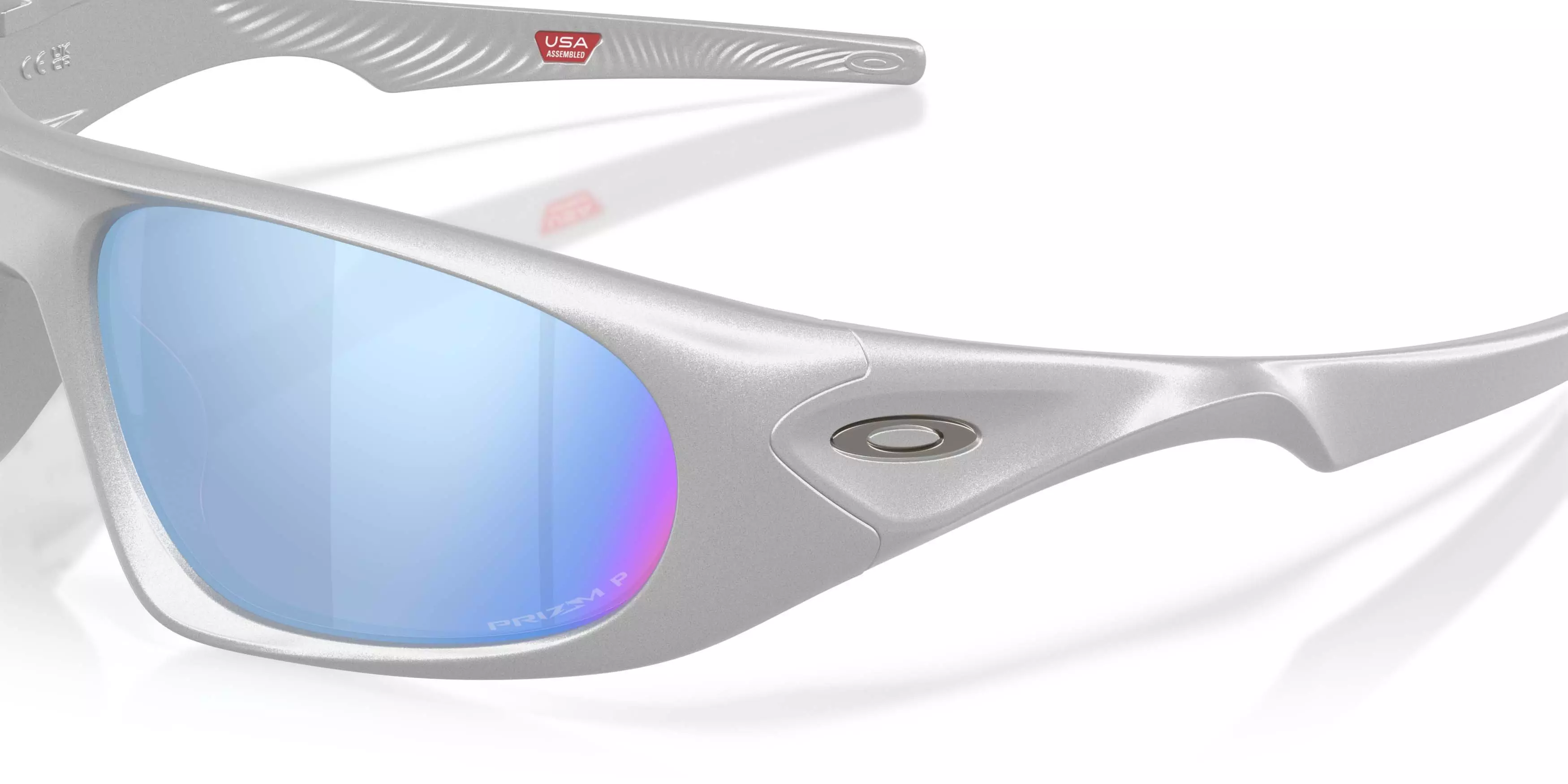 Oakley Neoforma Prizm Deep Water Polarized Sunglasses &ndash; X-Silver - SILVER/BLUE
