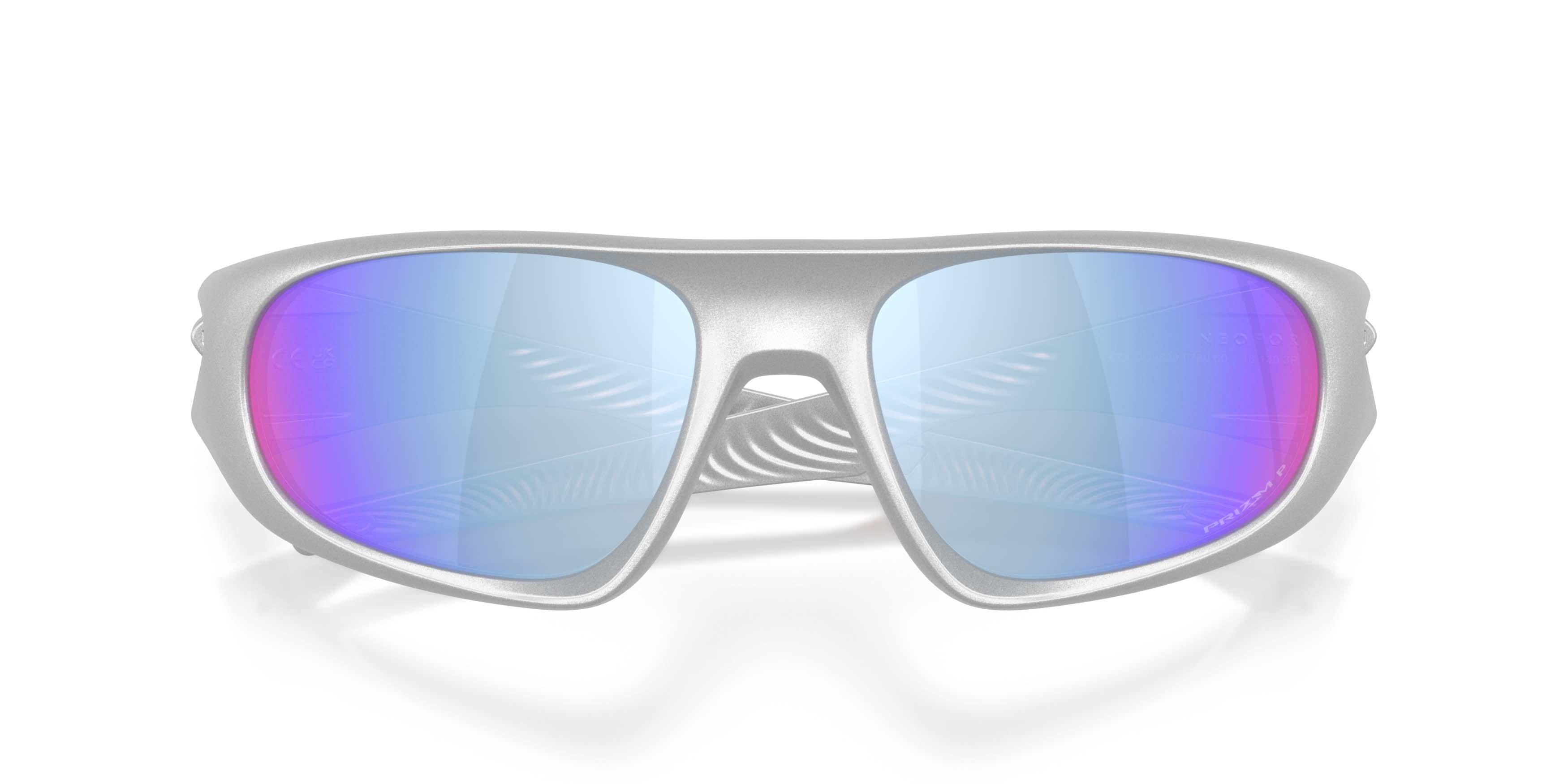 Oakley Neoforma Prizm Deep Water Polarized Sunglasses &ndash; X-Silver - SILVER/BLUE Thumbnail View 7