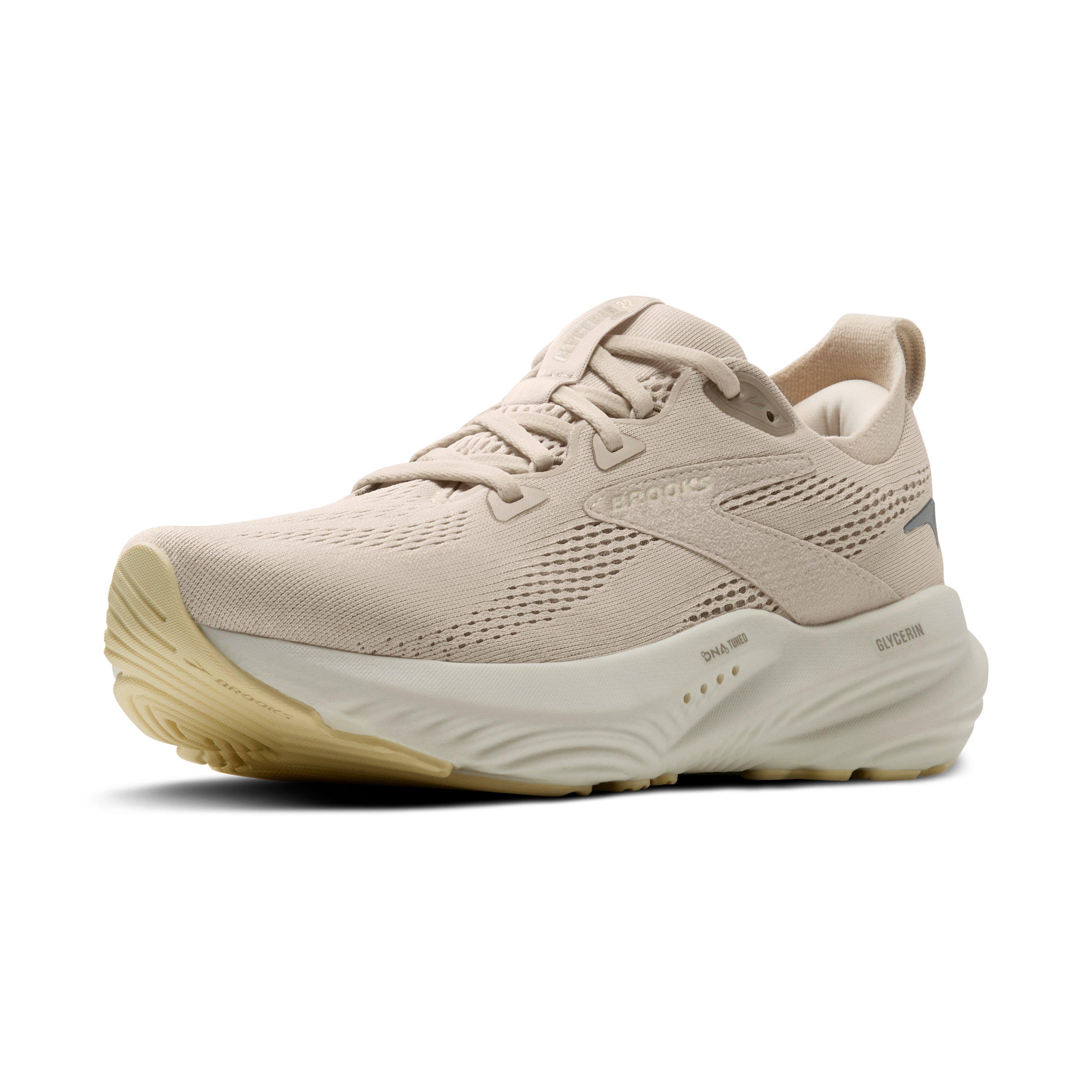 Brooks Glycerin 22 "Almond Peach/London Fog/Almond" Women's Running Shoe - PEACH/FOG/ALMOND Thumbnail View 3