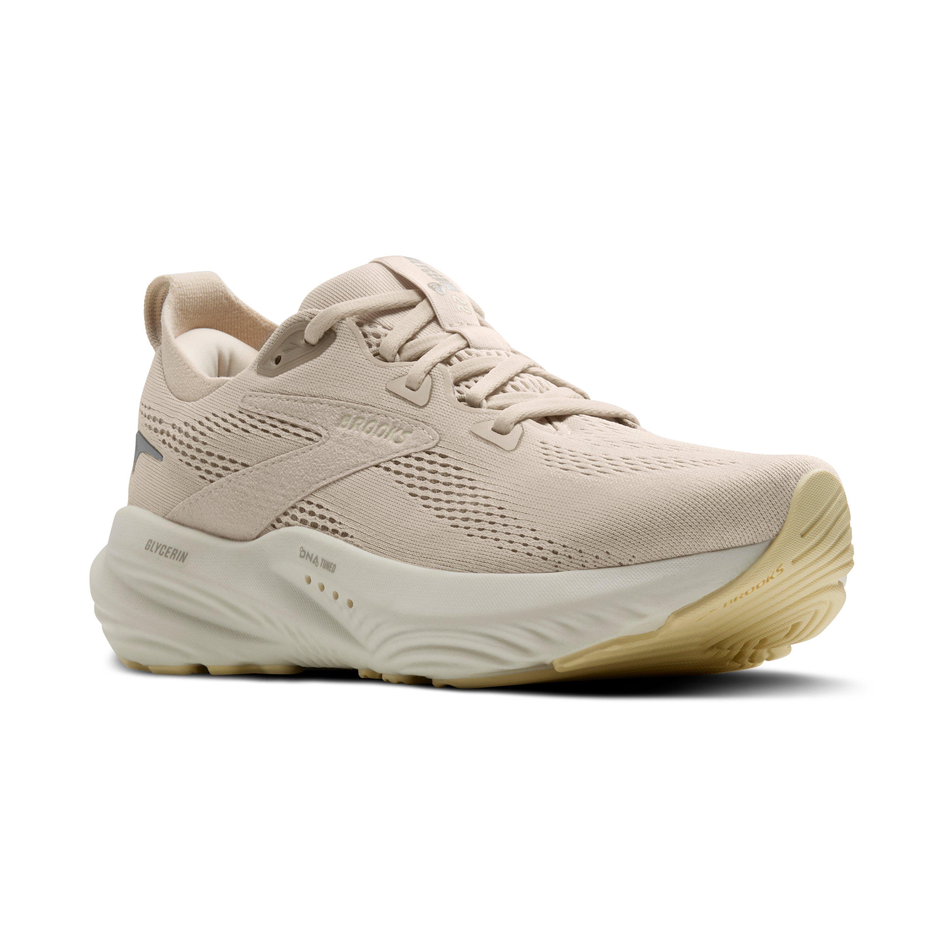 Brooks Glycerin 22 "Almond Peach/London Fog/Almond" Women's Running Shoe - PEACH/FOG/ALMOND Thumbnail View 4