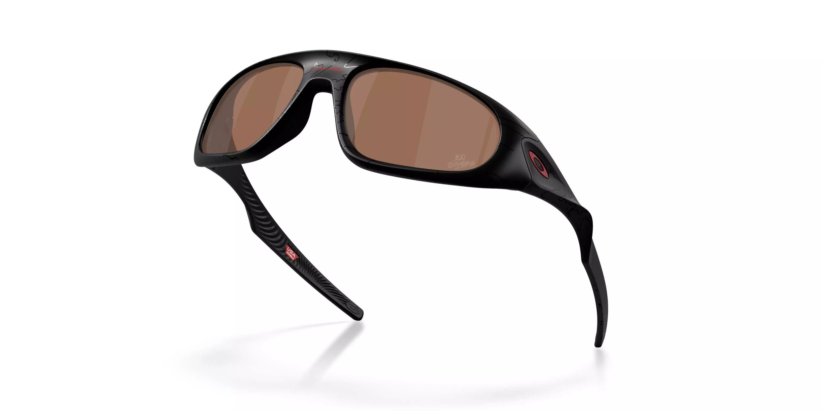 Oakley Neoforma Prizm Tungsten Sunglasses &ndash; Matte Black - BLACK/BROWN