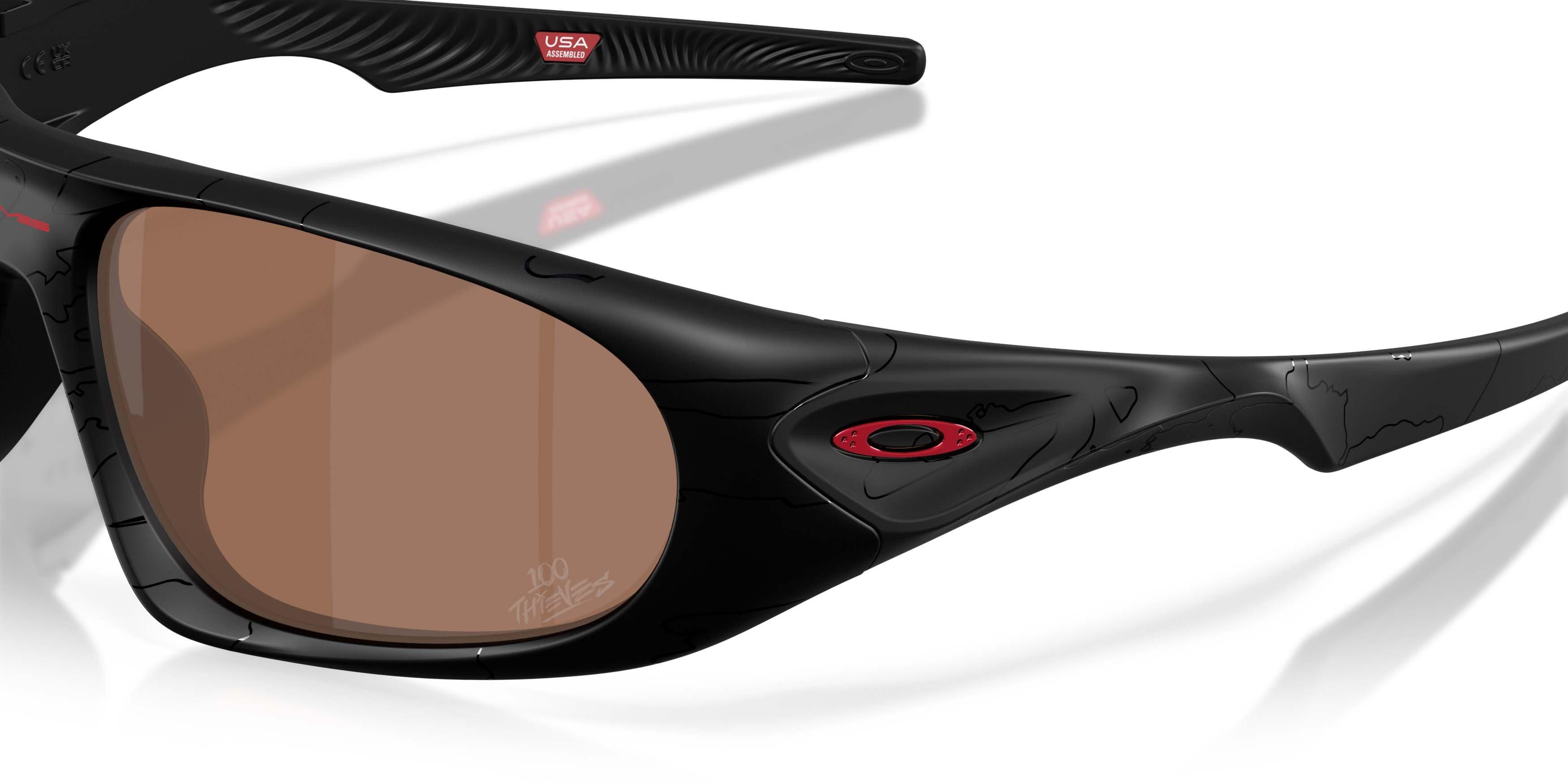 Oakley Neoforma Prizm Tungsten Sunglasses &ndash; Matte Black - BLACK/BROWN Thumbnail View 4