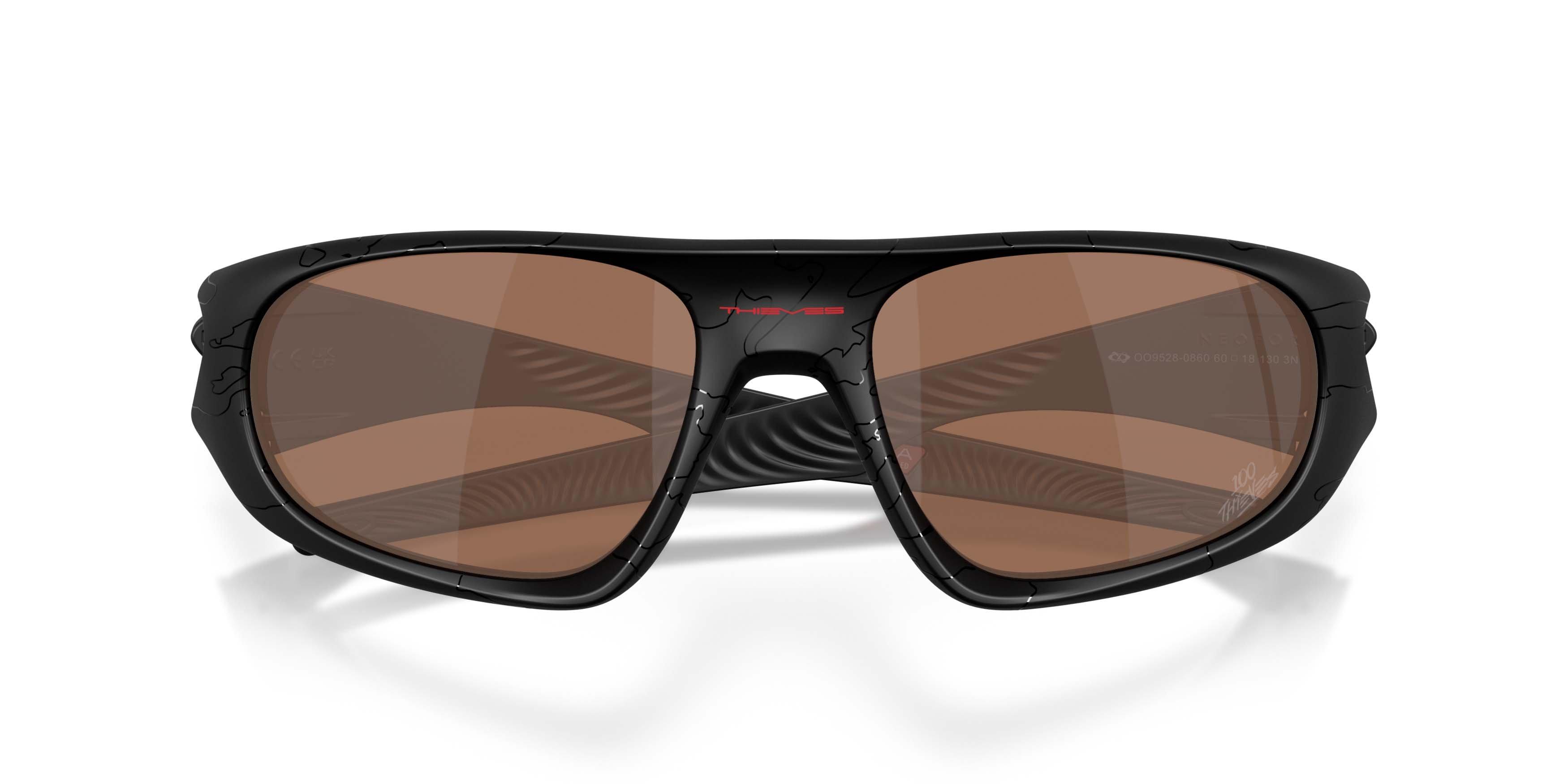 Oakley Neoforma Prizm Tungsten Sunglasses &ndash; Matte Black - BLACK/BROWN Thumbnail View 7