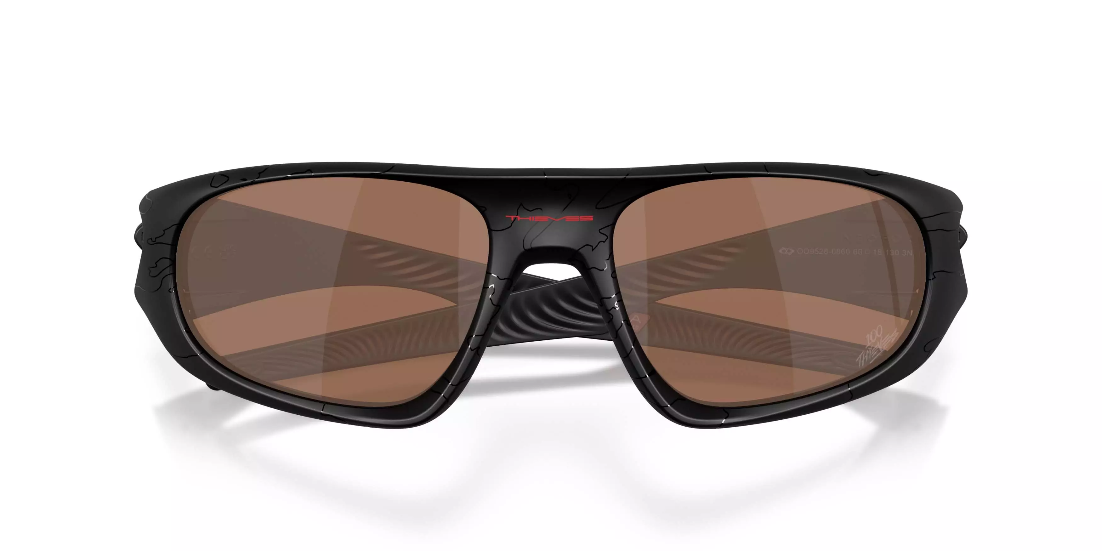 Oakley Neoforma Prizm Tungsten Sunglasses &ndash; Matte Black - BLACK/BROWN