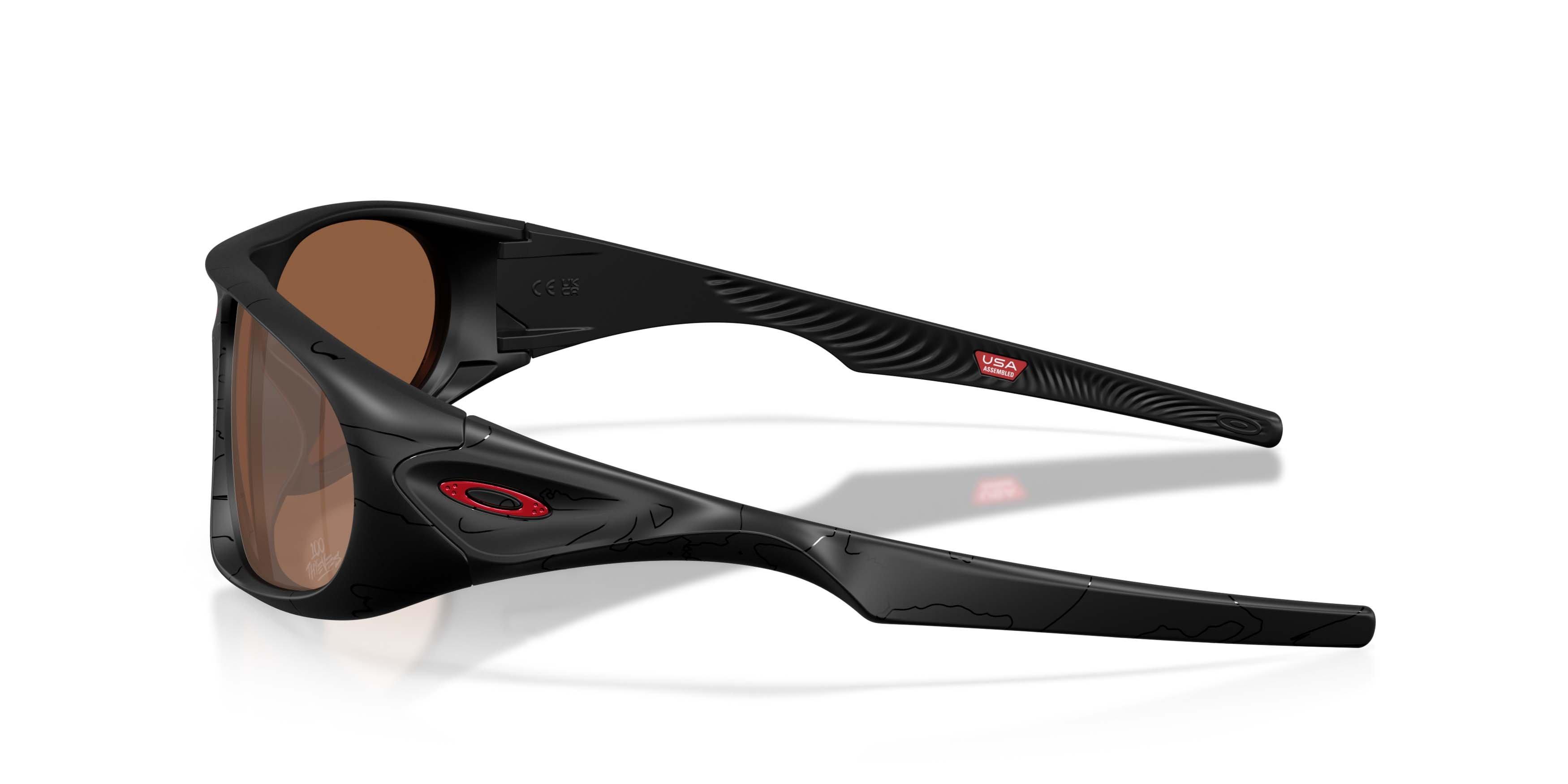 Oakley Neoforma Prizm Tungsten Sunglasses &ndash; Matte Black - BLACK/BROWN Thumbnail View 8