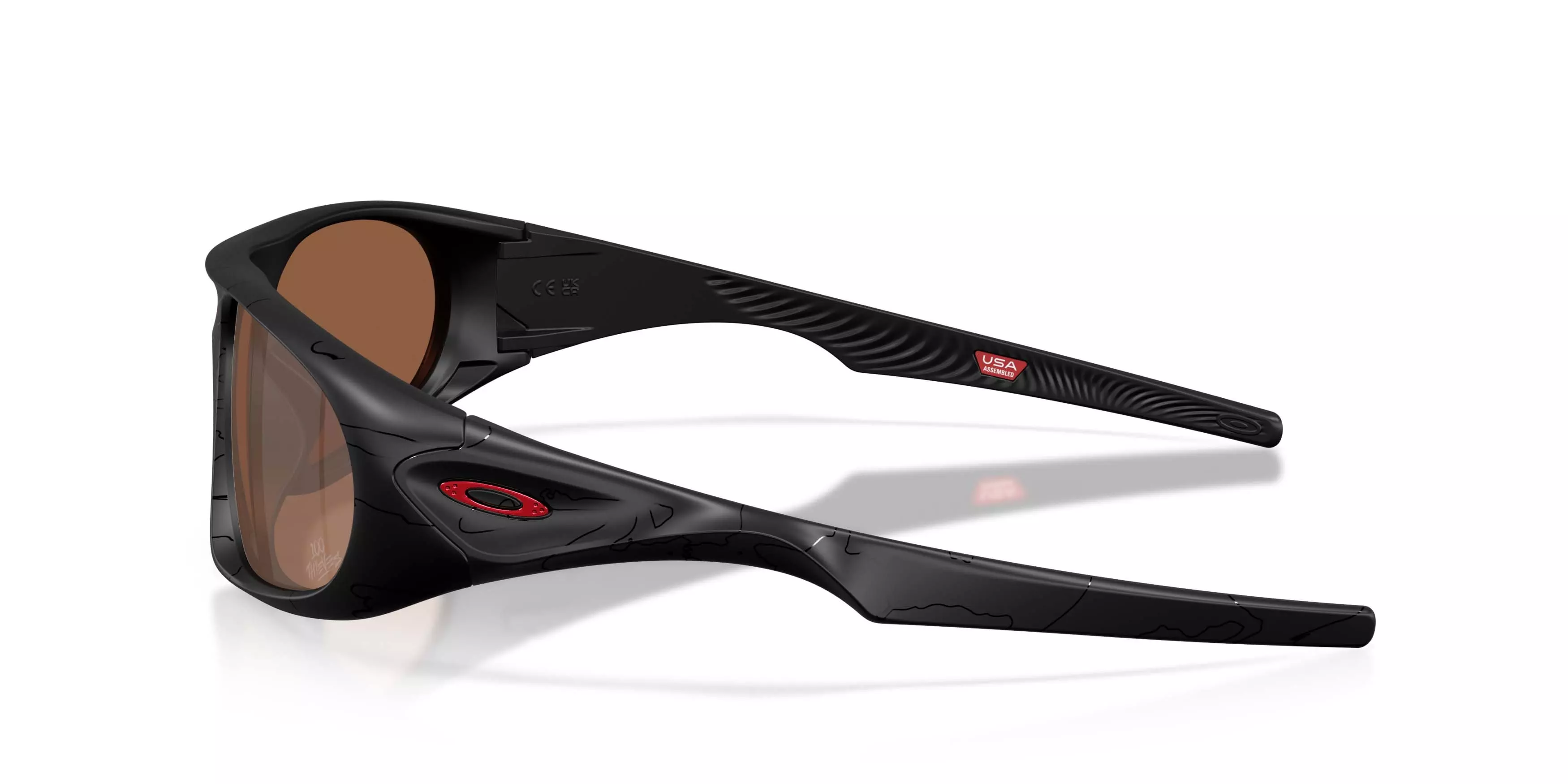 Oakley Neoforma Prizm Tungsten Sunglasses &ndash; Matte Black - BLACK/BROWN