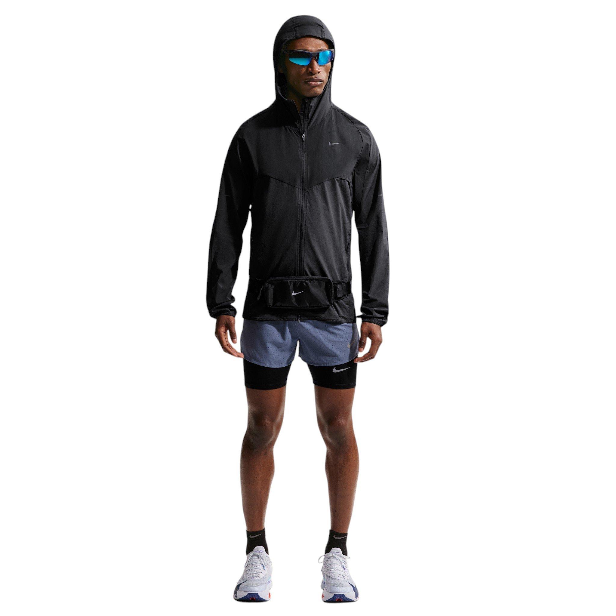 Nike Men's Stride Plus Repel Running Jacket - Black - BLACK