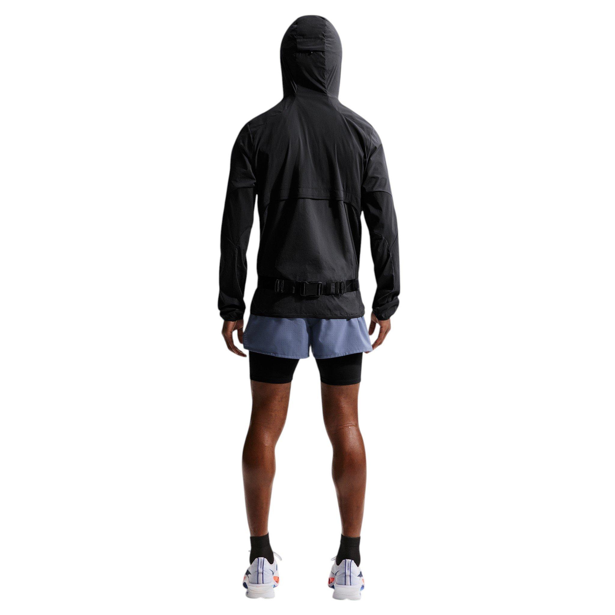 Nike Men's Stride Plus Repel Running Jacket - Black - BLACK