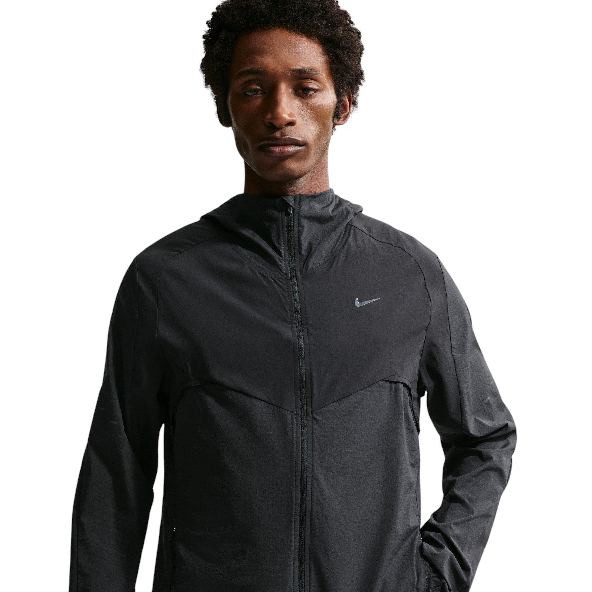 Nike Men's Stride Plus Repel Running Jacket - Black - BLACK