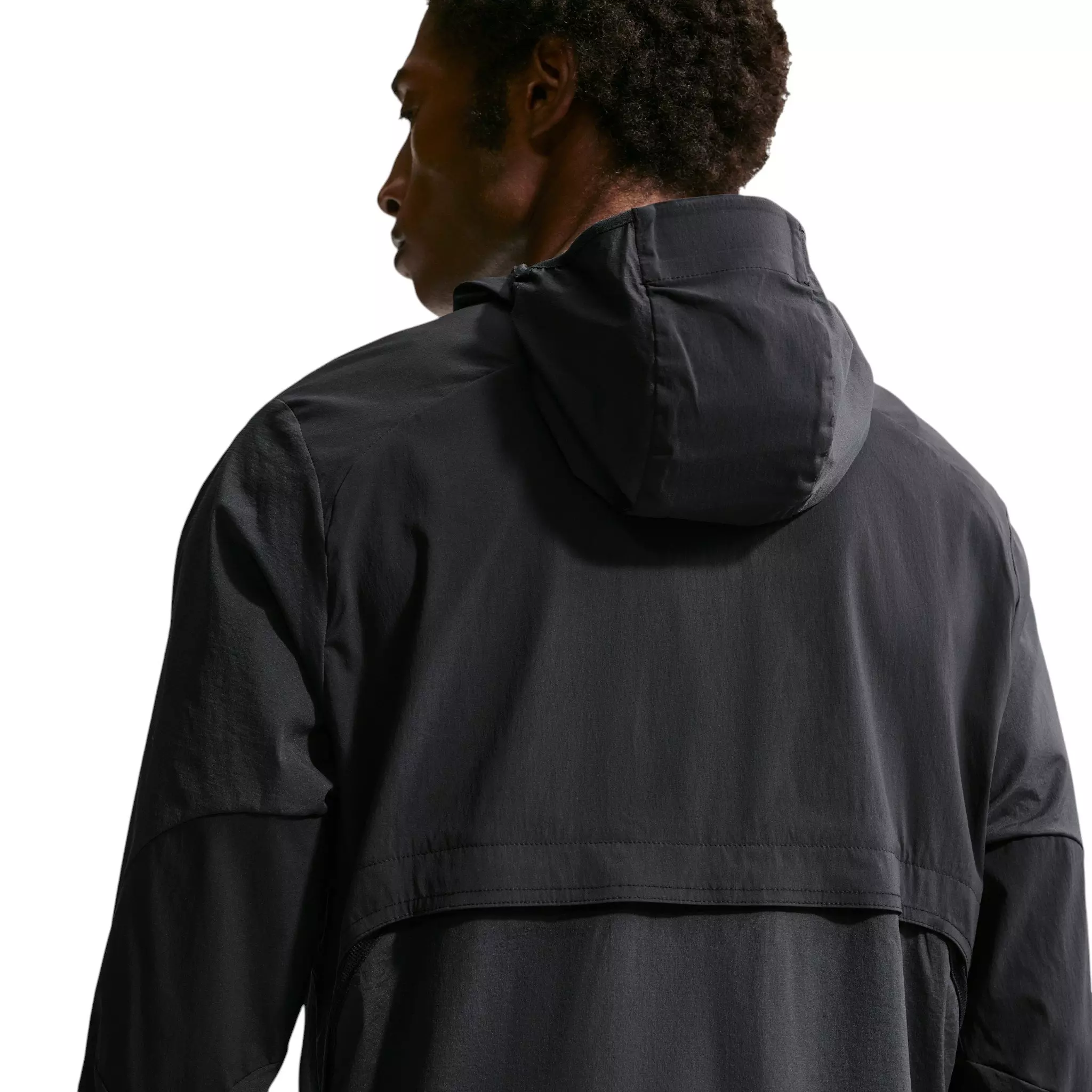 Nike Men's Stride Plus Repel Running Jacket - Black - BLACK
