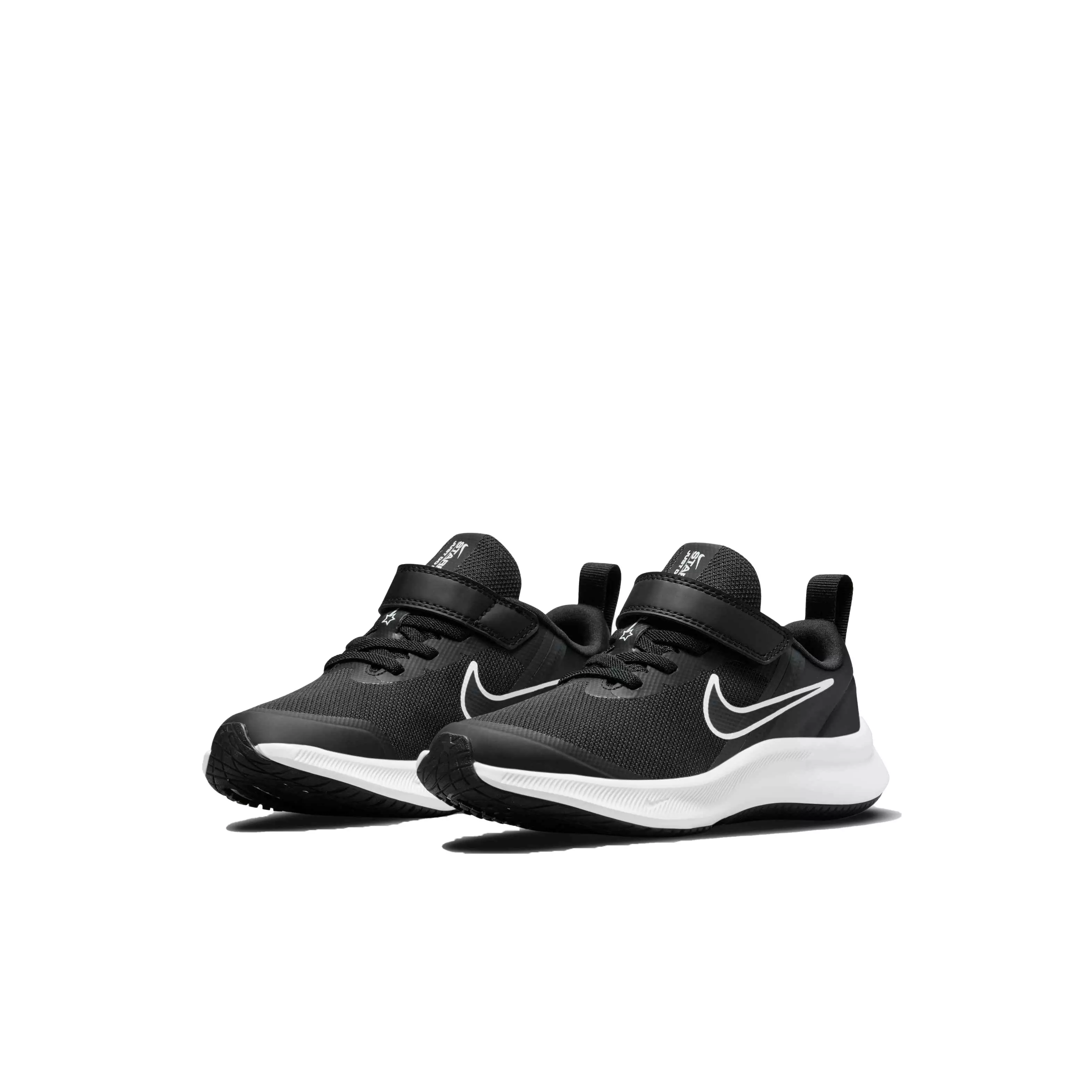 Nike Star Runner 3 "Black/Dark Smoke Grey" Preschool Boys' Running Shoe - BLACK
