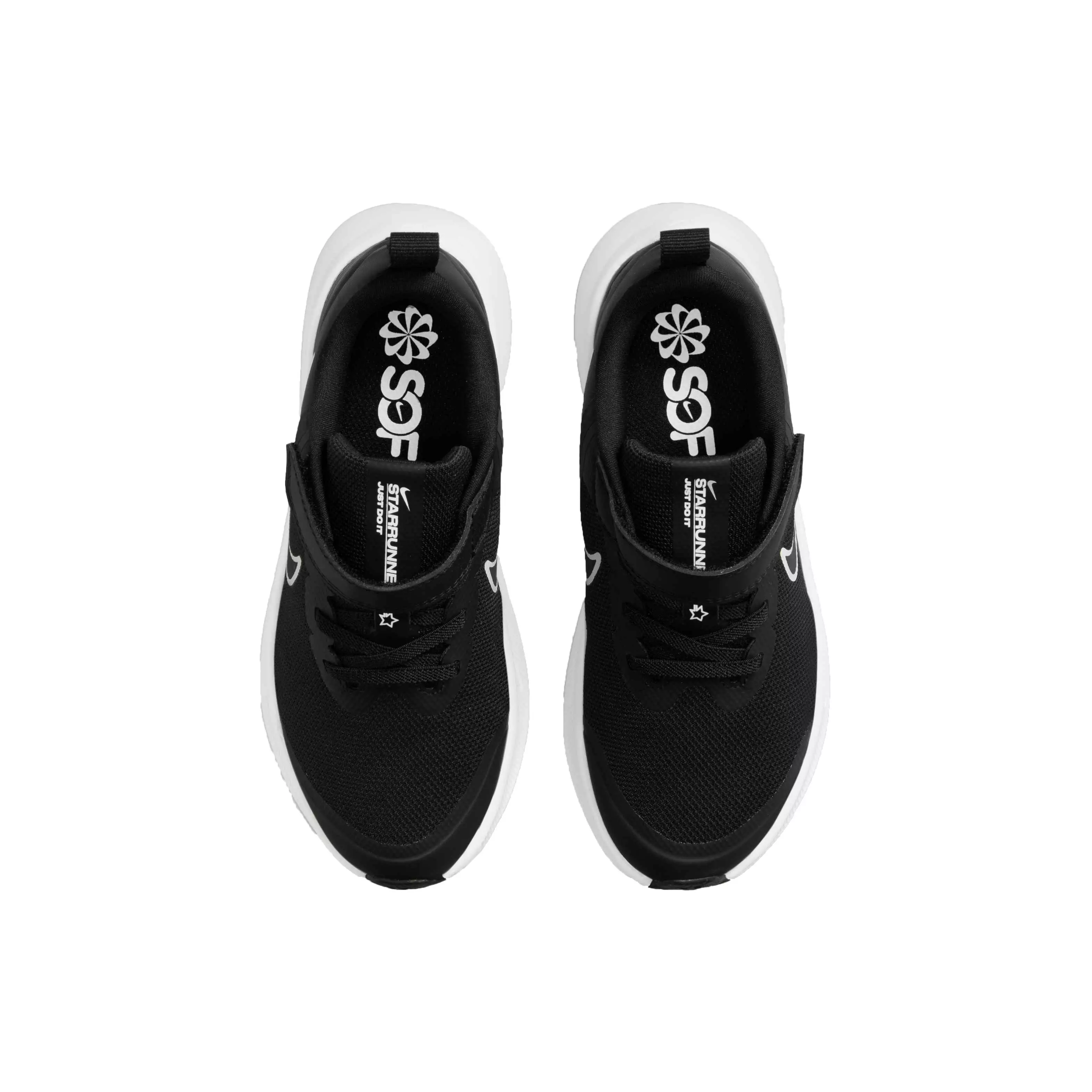 Nike Star Runner 3 "Black/Dark Smoke Grey" Preschool Boys' Running Shoe - BLACK