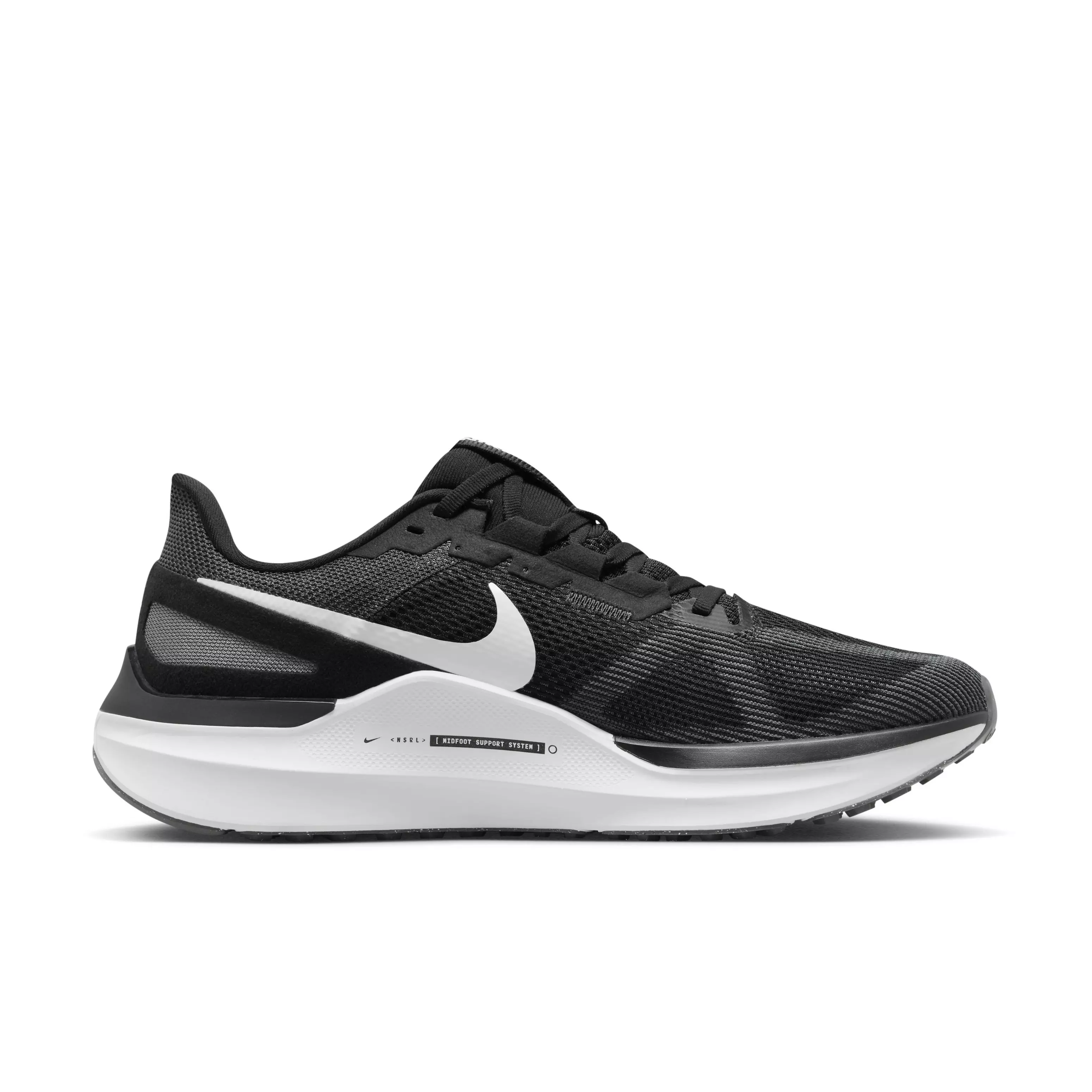 Nike Structure 25 "Black/Iron Grey/White" Men's Running Shoe - BLACK/GREY/WHITE