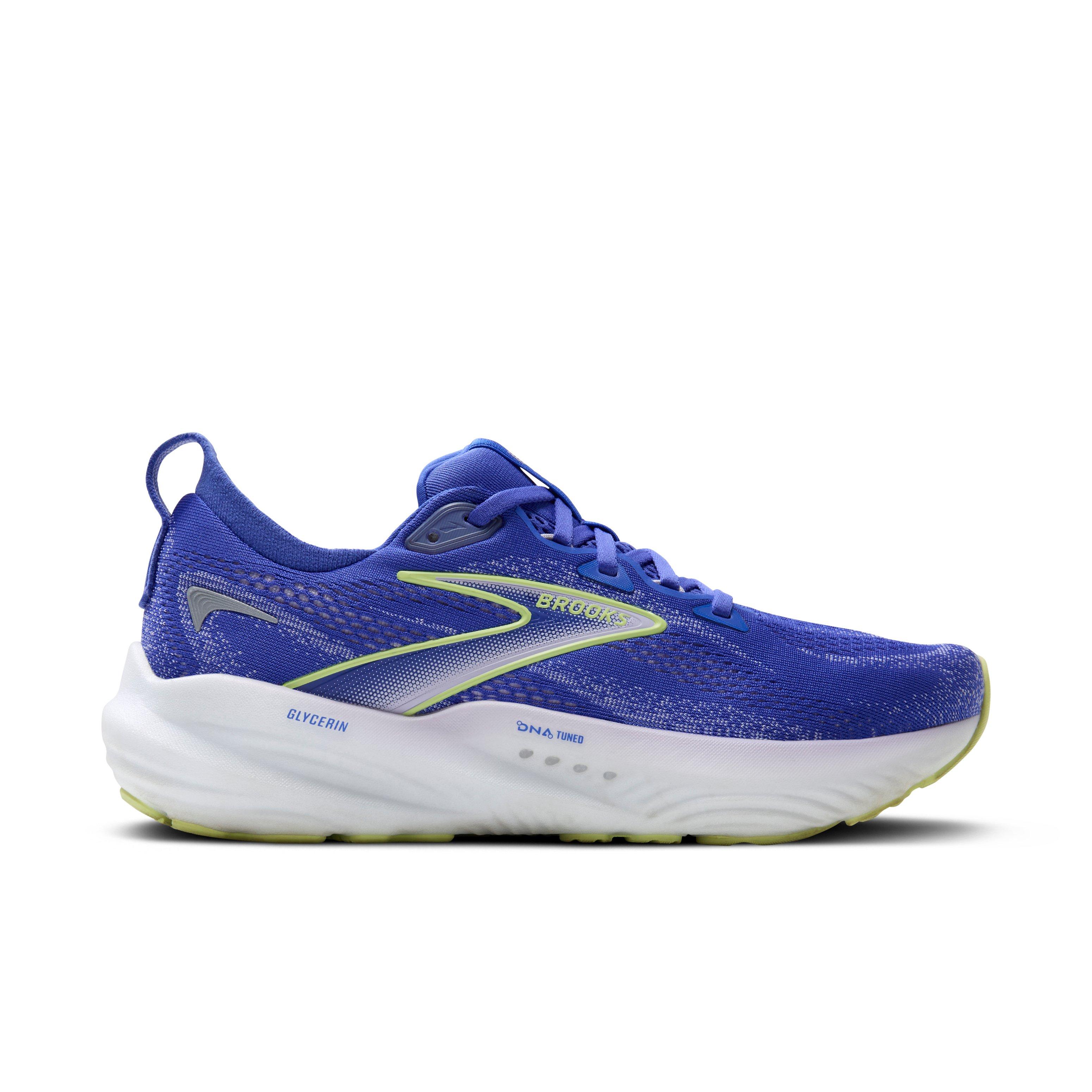 Brooks Glycerin 22 "Amparo Blue/Hyper Iris/Yellow" Women's Running Shoe - BLUE/IRIS/YELLOW Thumbnail View 1