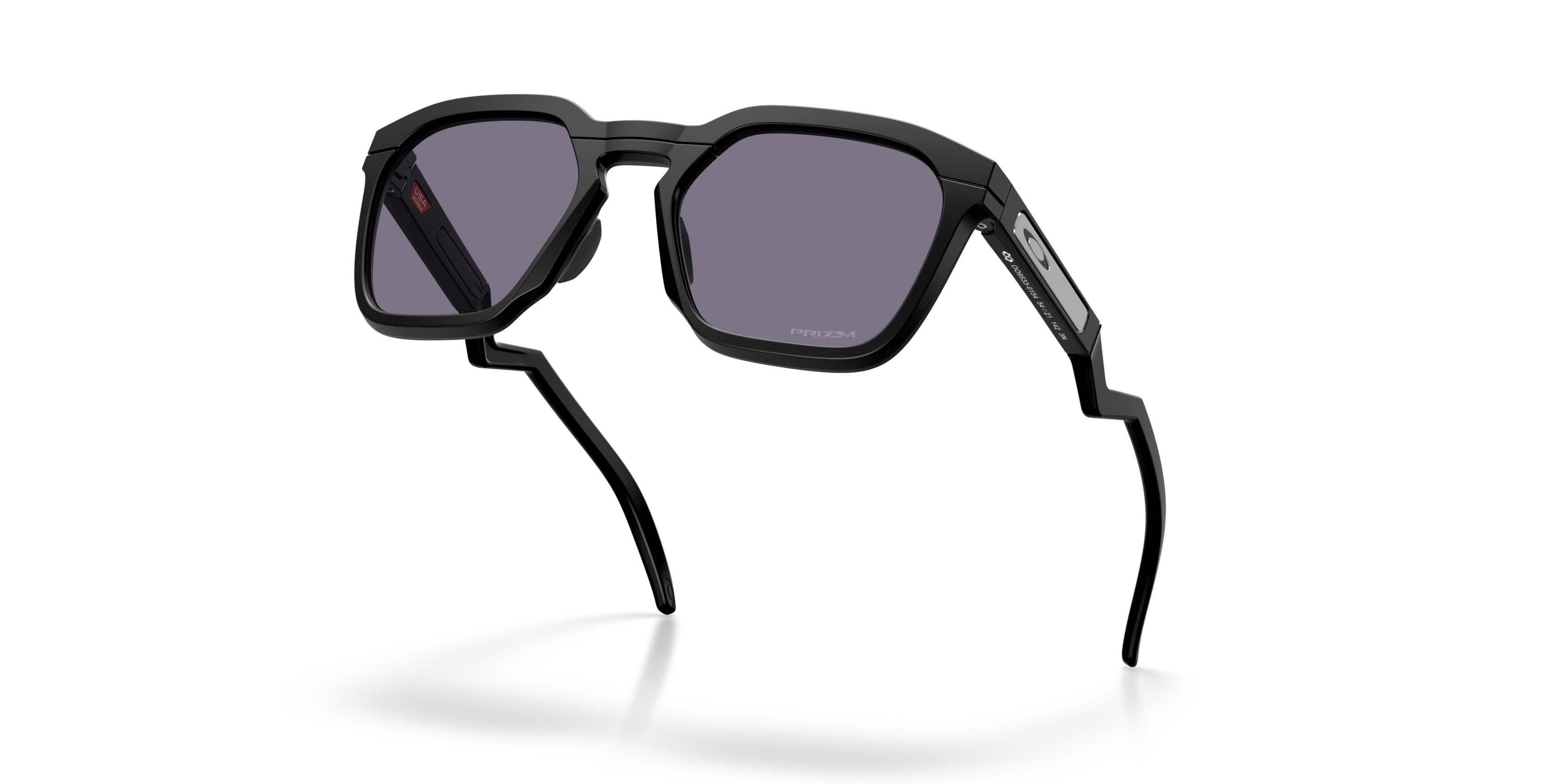 Oakley HSTN SQ Prizm Grey Sunglasses &ndash; Matte Black - BLACK/GREY Thumbnail View 3