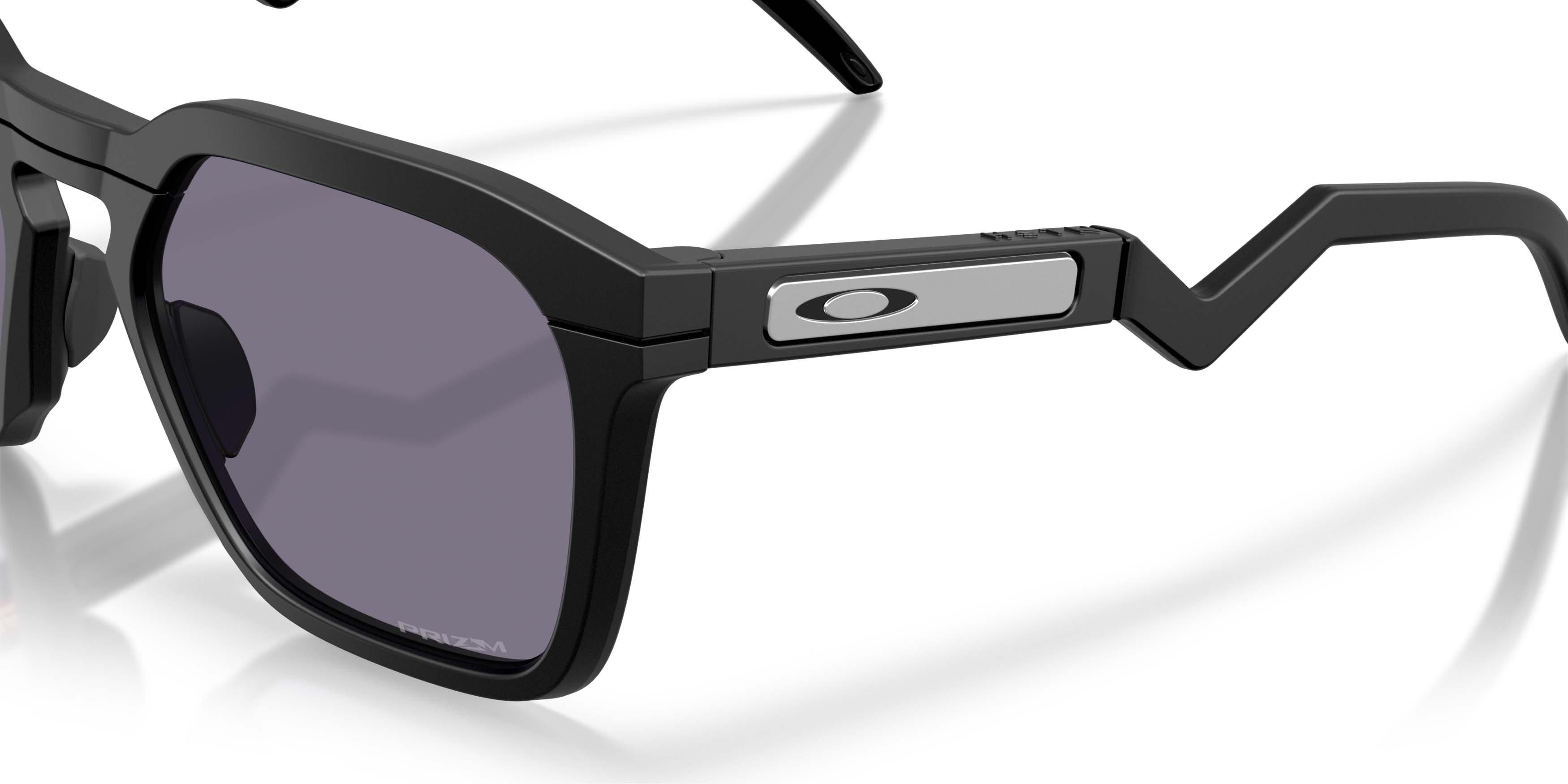Oakley HSTN SQ Prizm Grey Sunglasses &ndash; Matte Black - BLACK/GREY Thumbnail View 4