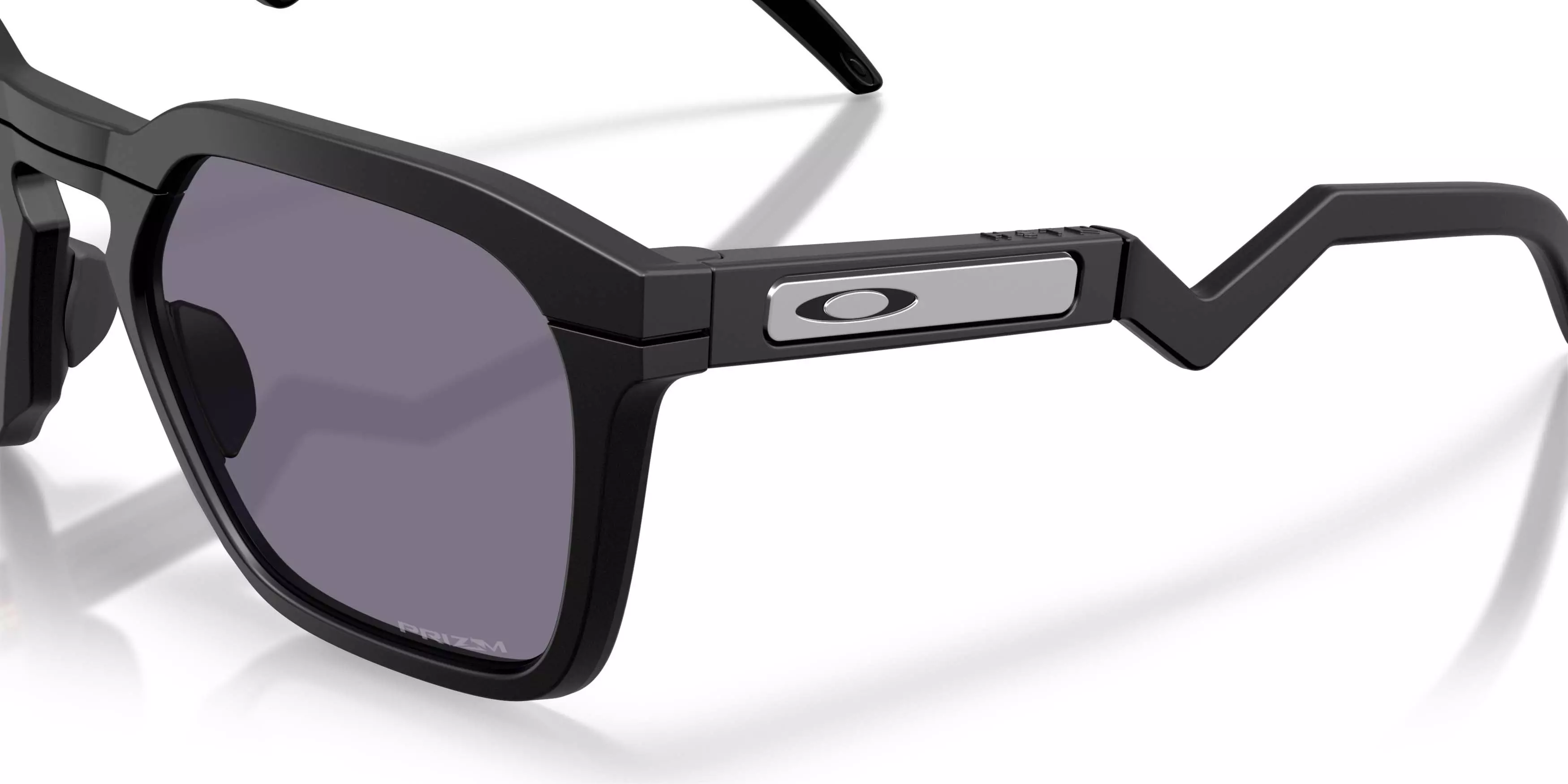 Oakley HSTN SQ Prizm Grey Sunglasses &ndash; Matte Black - BLACK/GREY