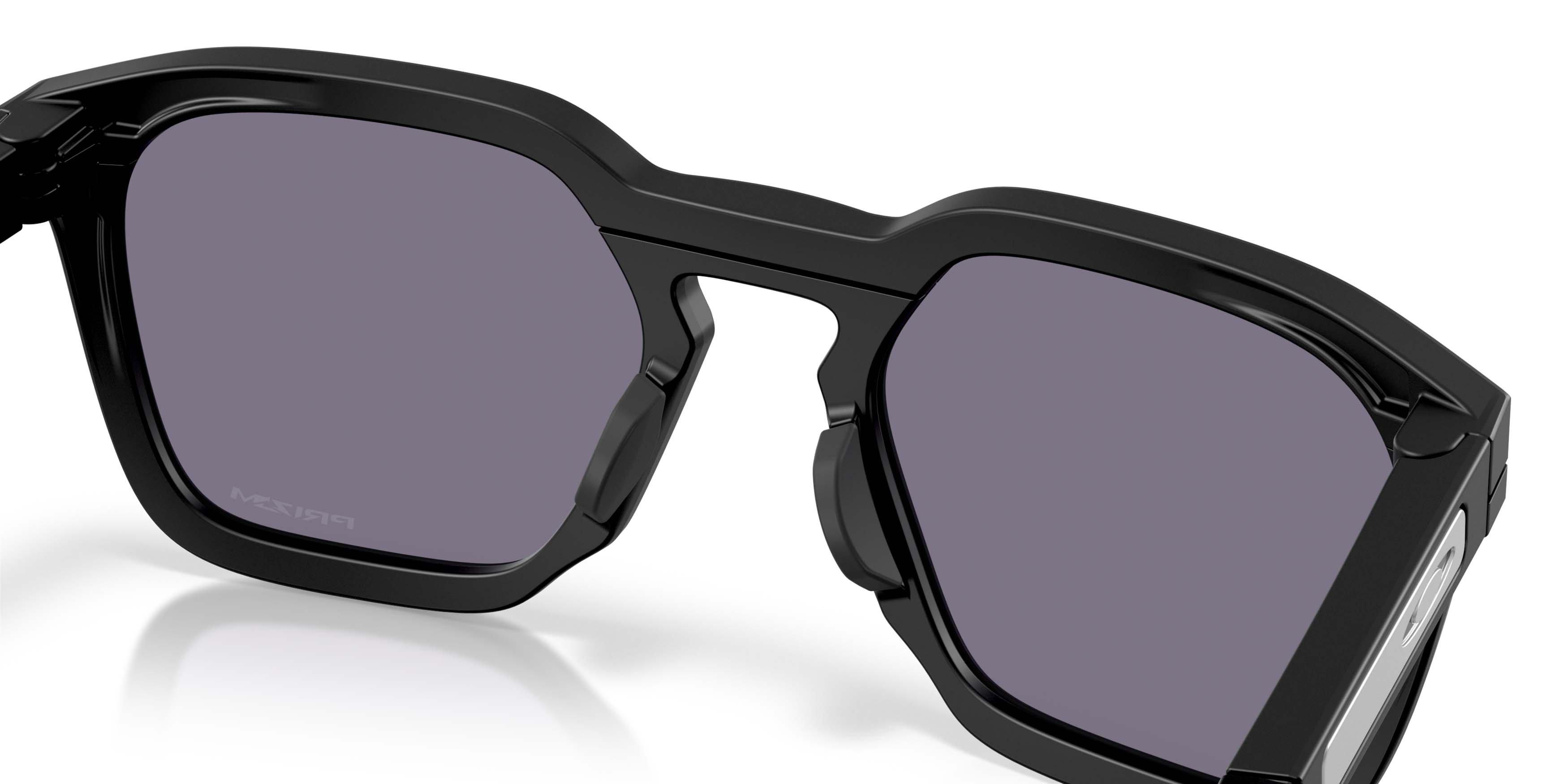 Oakley HSTN SQ Prizm Grey Sunglasses &ndash; Matte Black - BLACK/GREY Thumbnail View 5