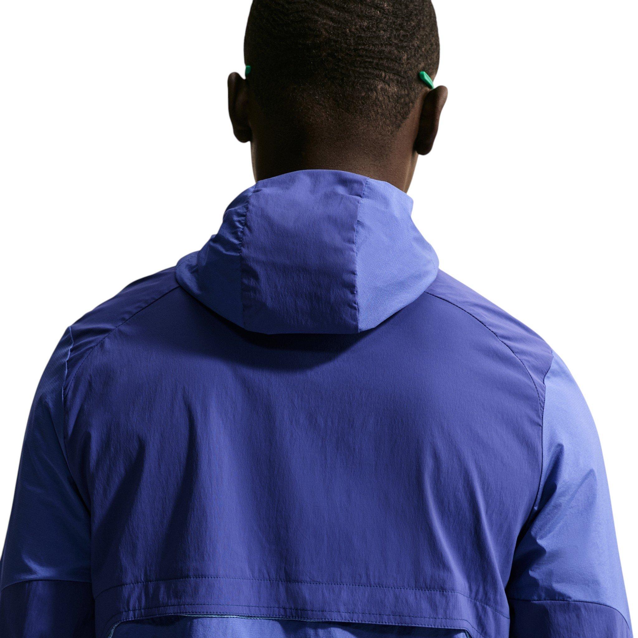 Nike Men's Stride Plus Repel Running Jacket - Blue - BLUE