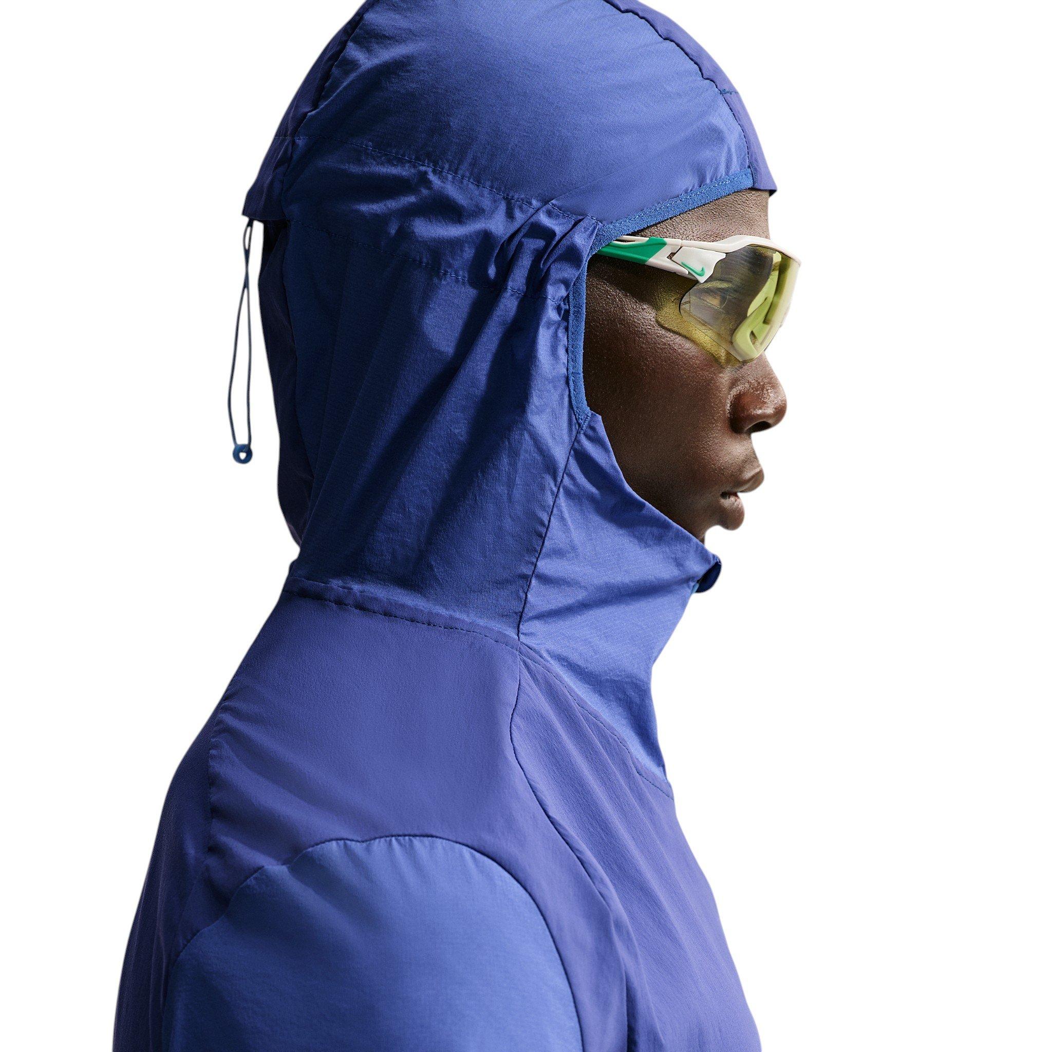 Nike Men's Stride Plus Repel Running Jacket - Blue - BLUE