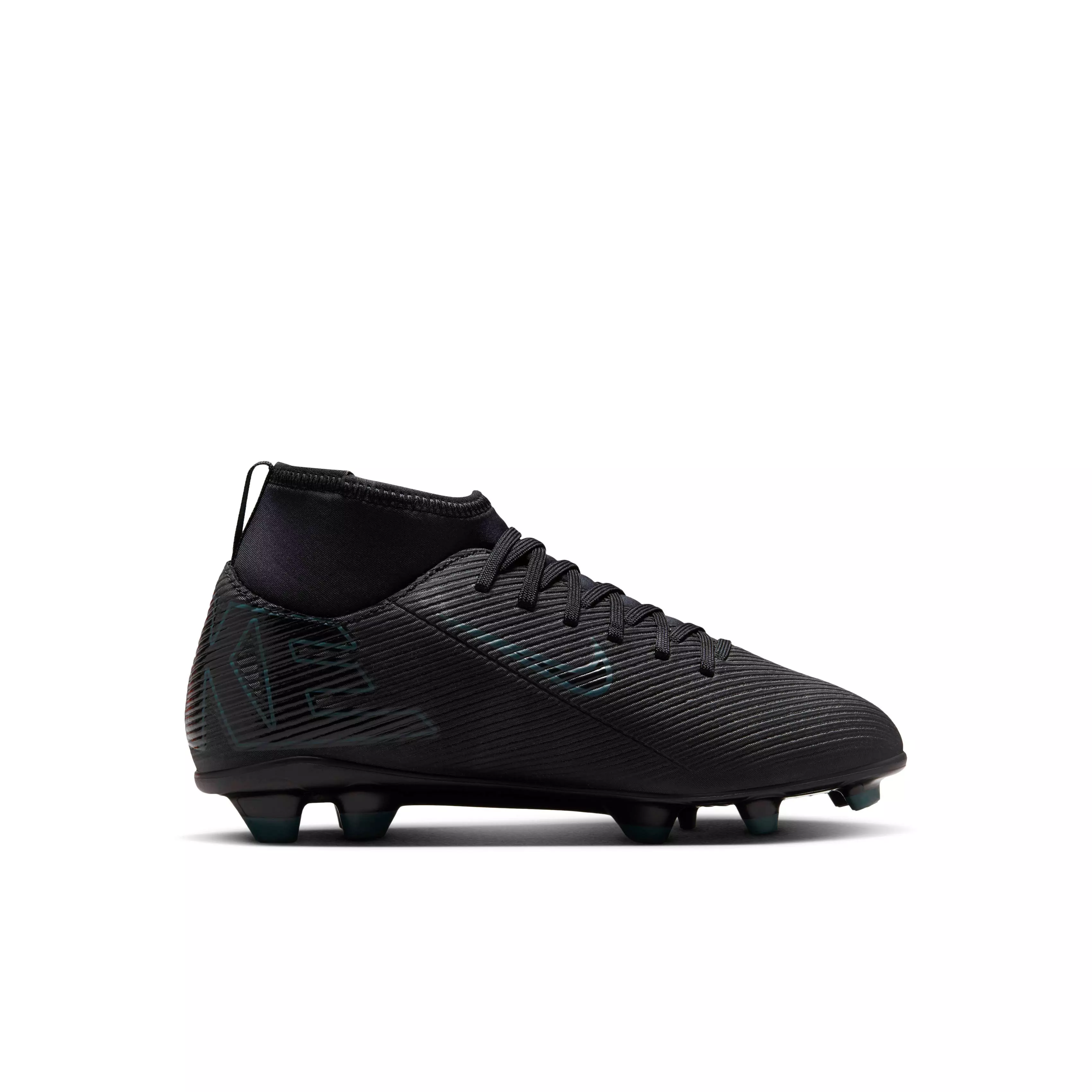 Nike Jr. Mercurial Superfly 10 Club MG "Black/Deep Jungle/Black" Preschool Kids' Soccer Cleat - BLACK/JUNGLE/BLACK