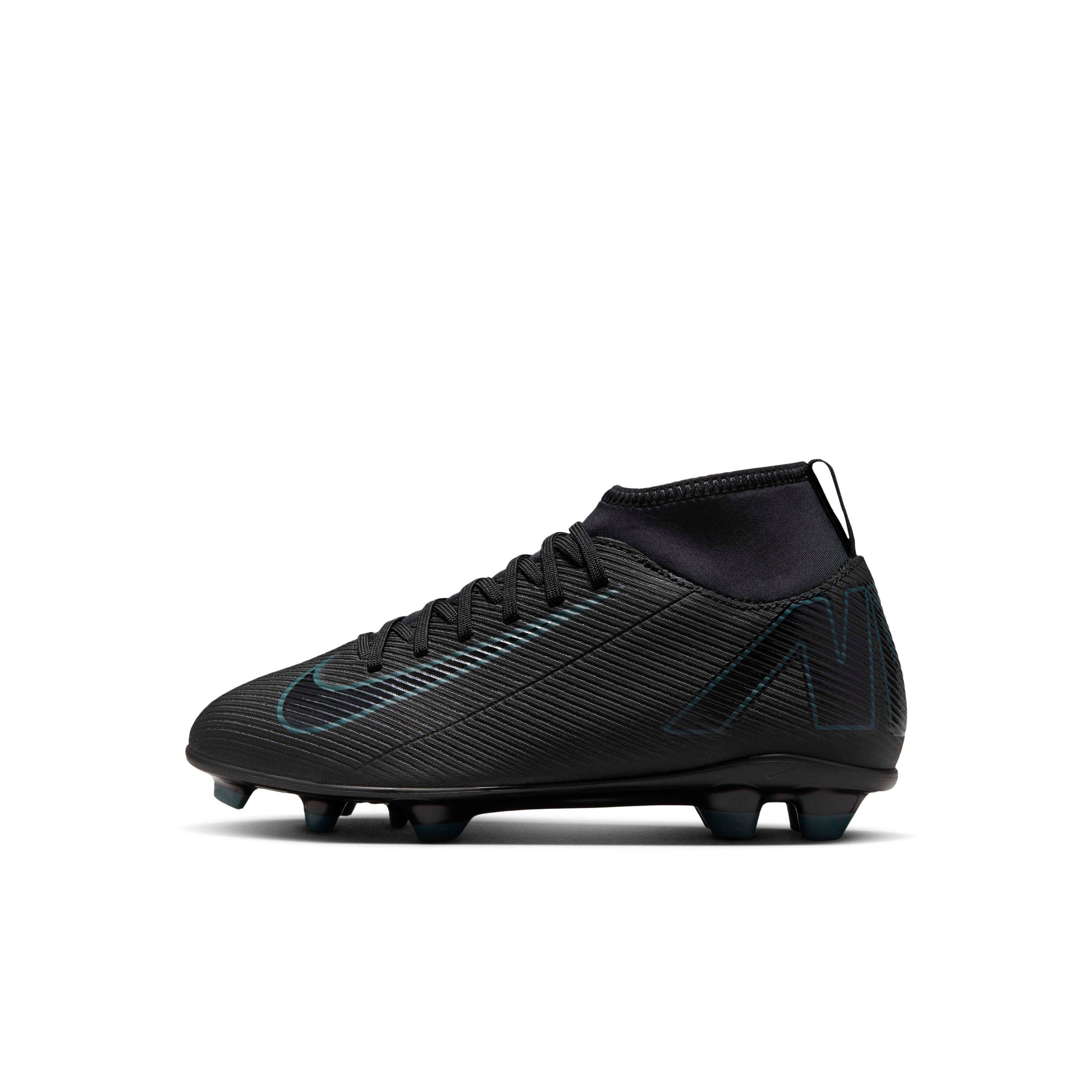 Nike Jr. Mercurial Superfly 10 Club MG Preschool Kids' "Black/Deep Jungle/Black" Soccer Cleat
