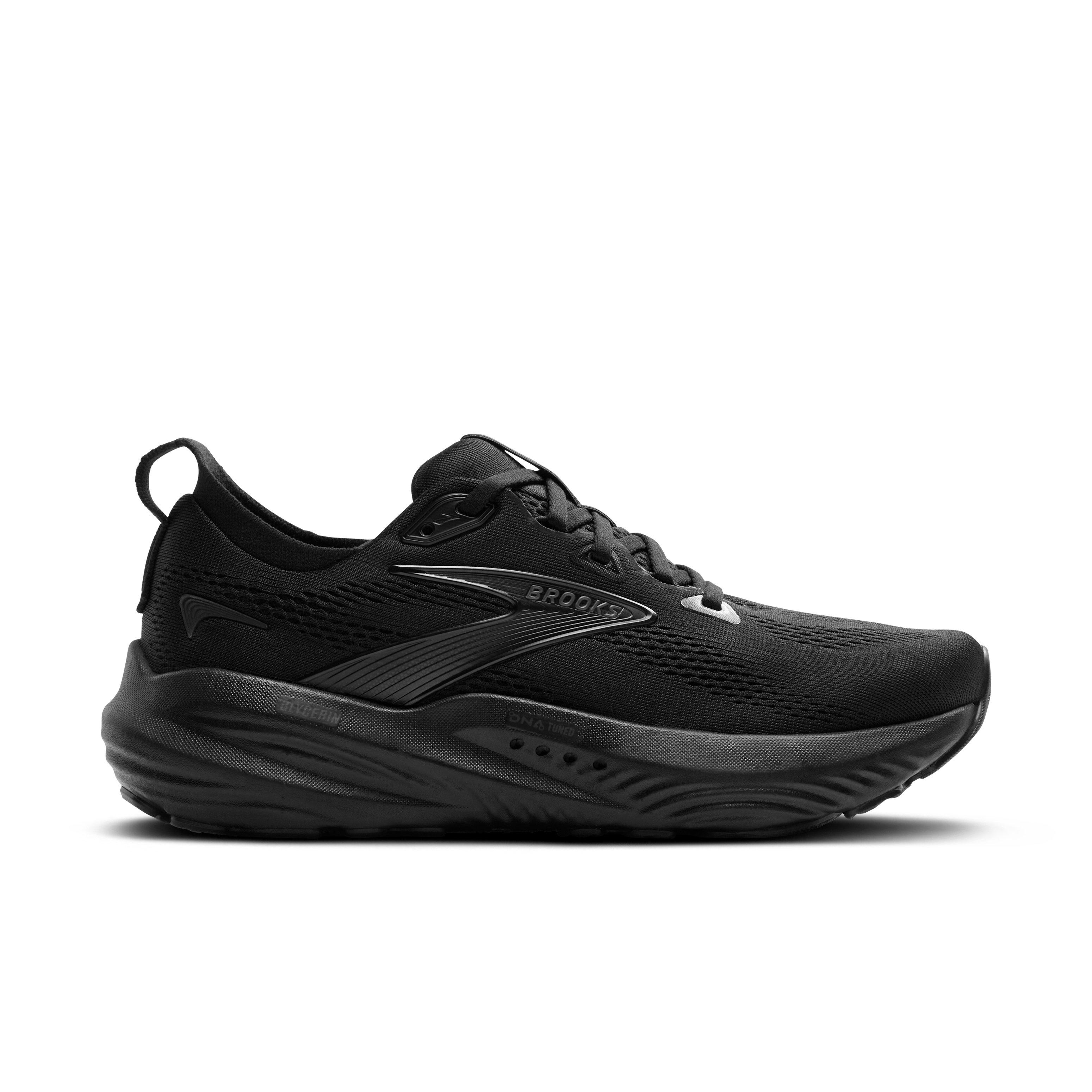 Brooks Glycerin 22 "Black/Black/Ebony" Women's Running Shoe - BLACK/BLACK/EBONY Thumbnail View 1