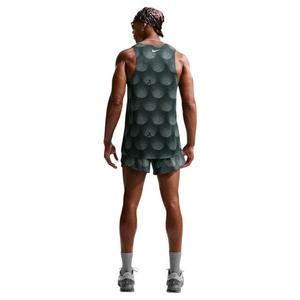 Nike Men's Stride Dri-FIT ADV Running Tank Top - Dark Green - DARK GREEN