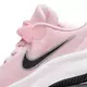 Nike Star Runner 3 "Pink Foam/Black" Preschool Girls' Running Shoe - PINK Thumbnail View 9