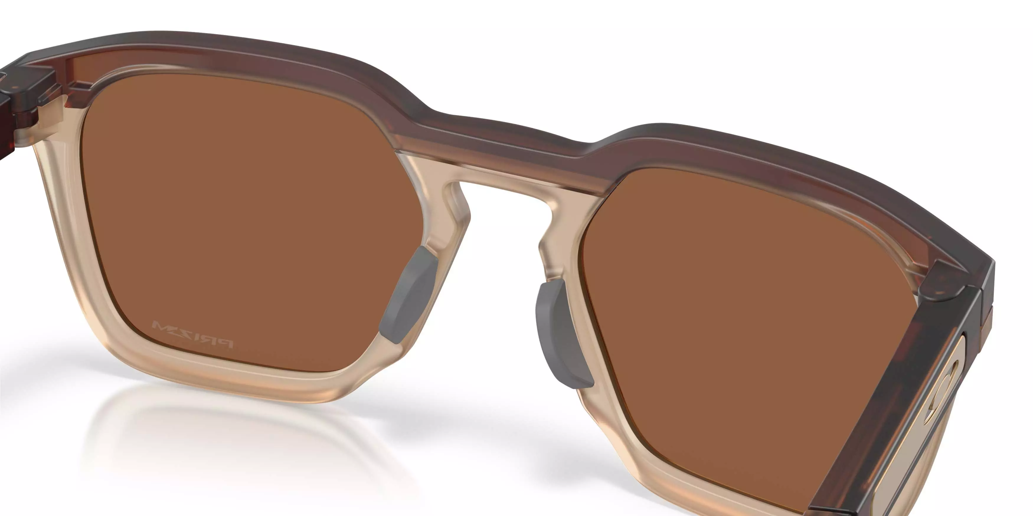 Oakley HSTN SQ Prizm Tungsten Sunglasses &ndash; Matte Rootbeer - BROWN